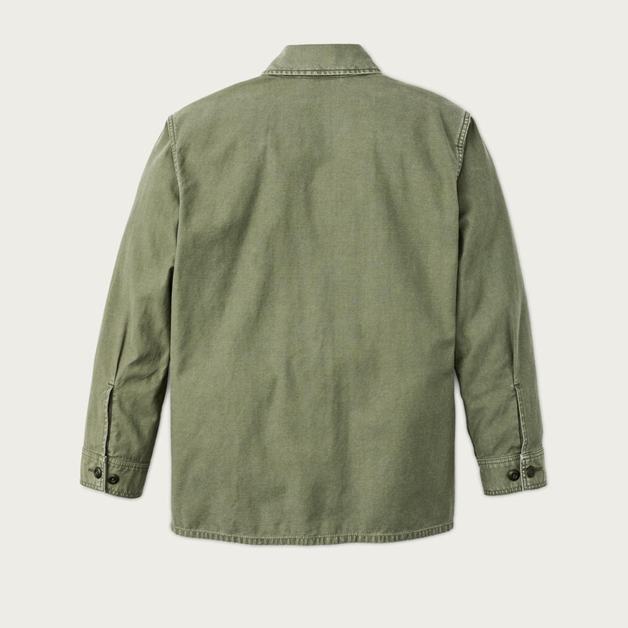 Product image 2 of 7 of Filson Cotton Reverse Sateen Field Cruiser Jacket - Washed Fatigue Green