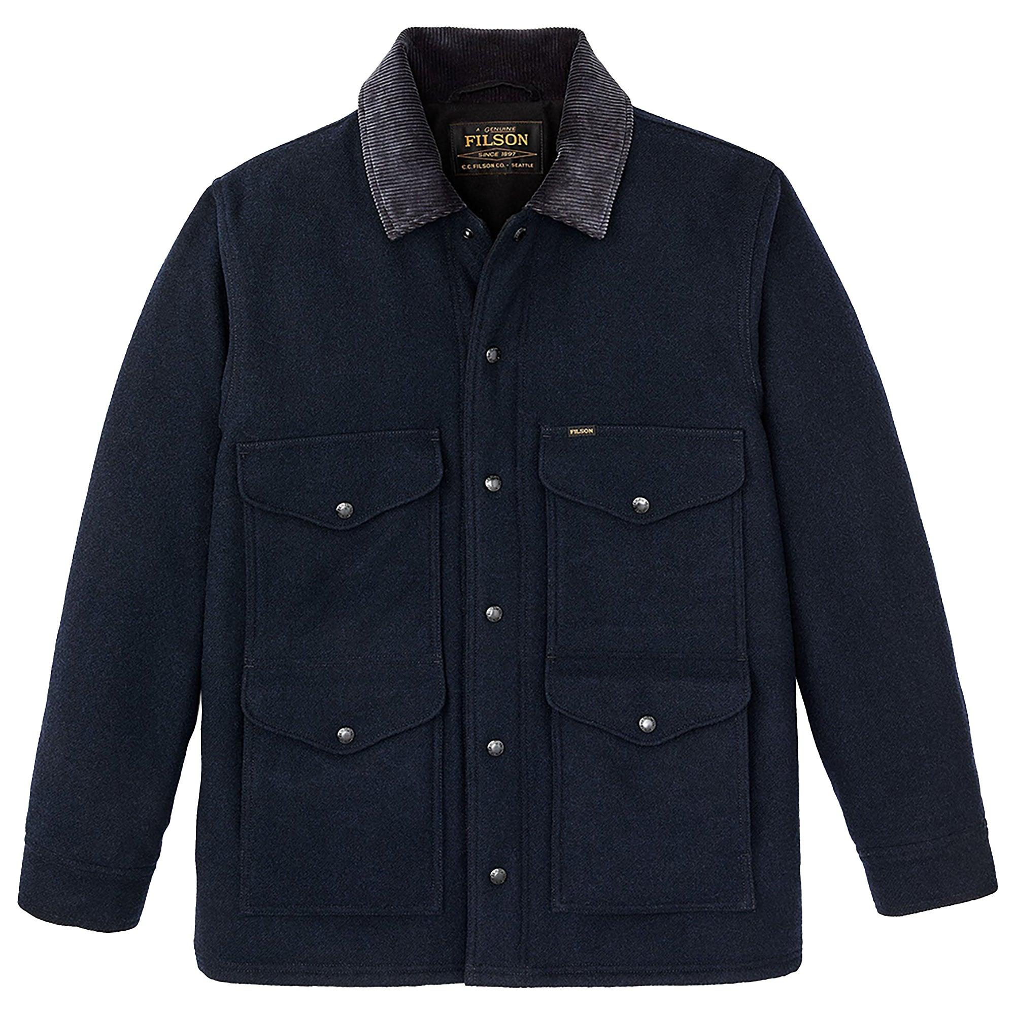 Product image 1 of 7 of Filson Men's Spokane Insulated Cruiser Mack Blend Jacket - Navy