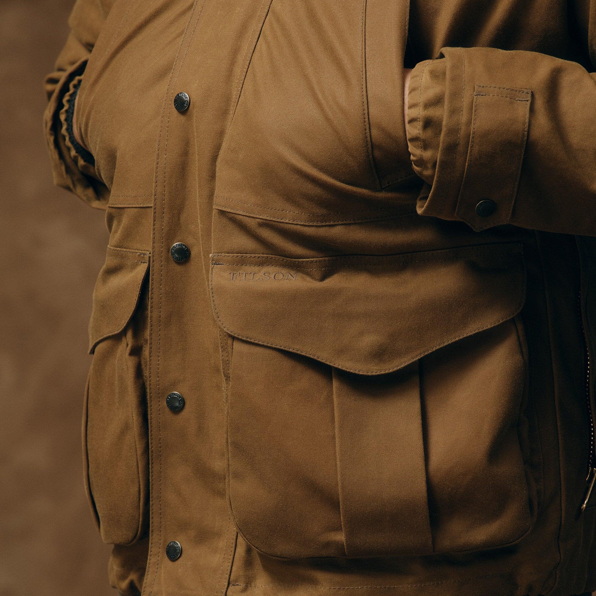 Product image 5 of 14 of Filson Men's Lined Tin Cloth Field Jacket - Dark Tan