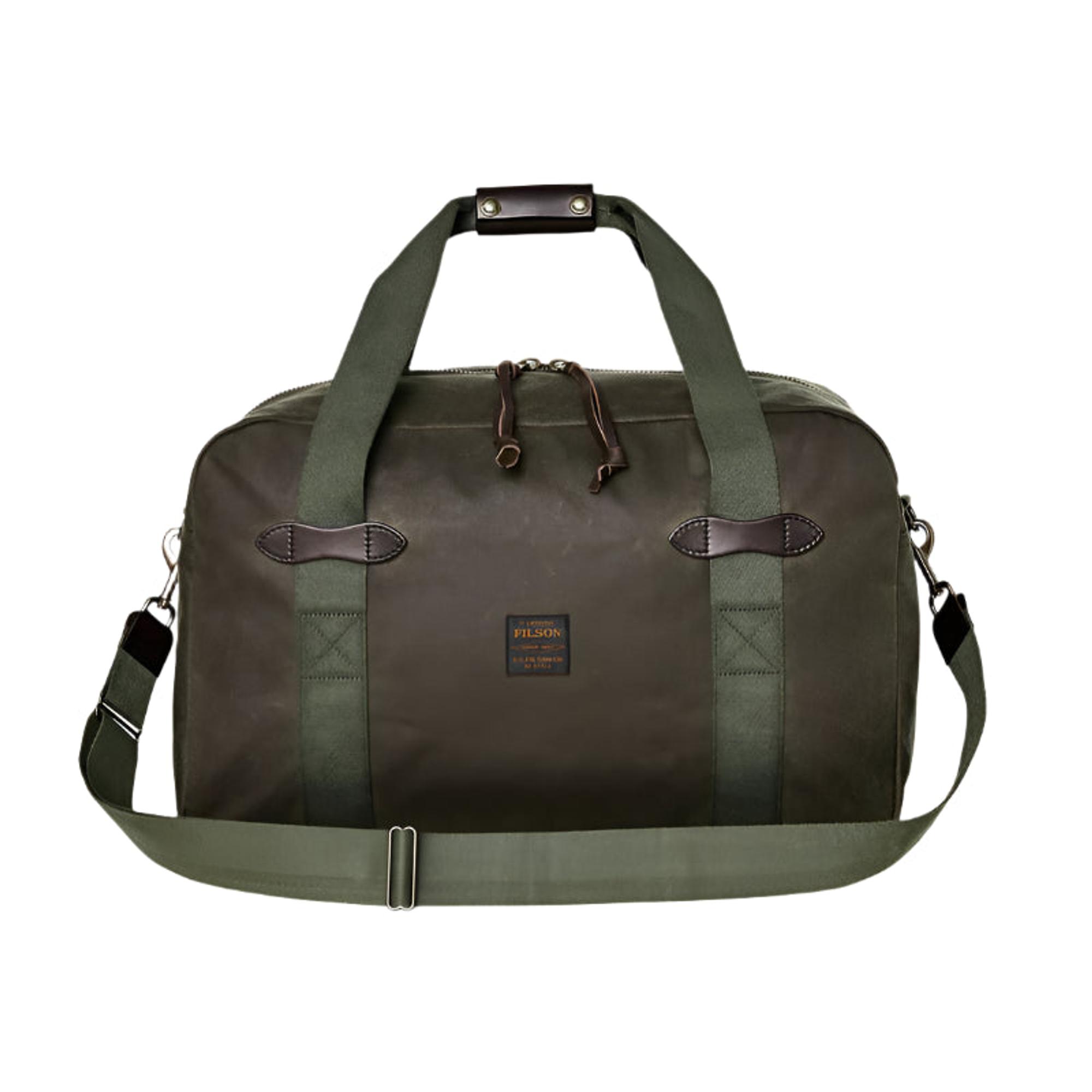 Product image 1 of 7 of Filson Tin Cloth Medium Duffle Bag - Otter Green