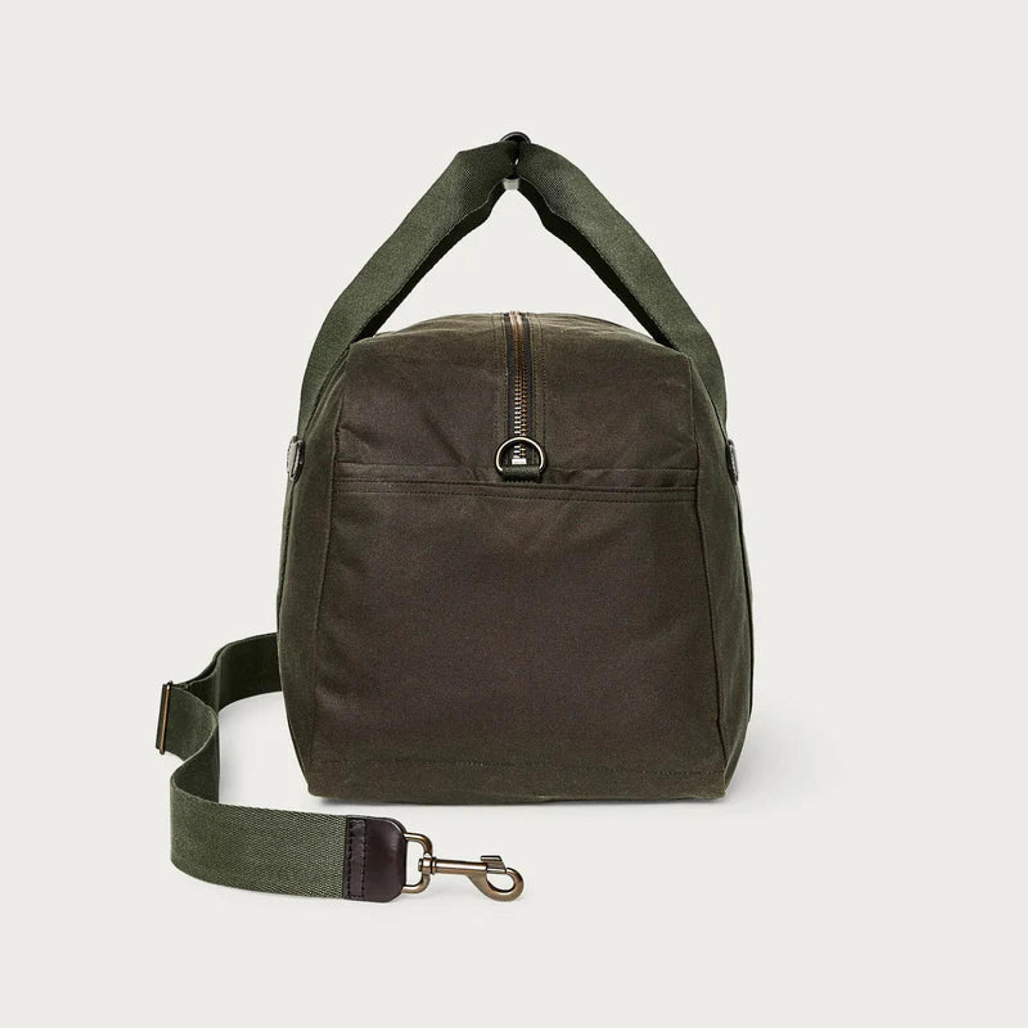 Product image 3 of 7 of Filson Tin Cloth Medium Duffle Bag - Otter Green