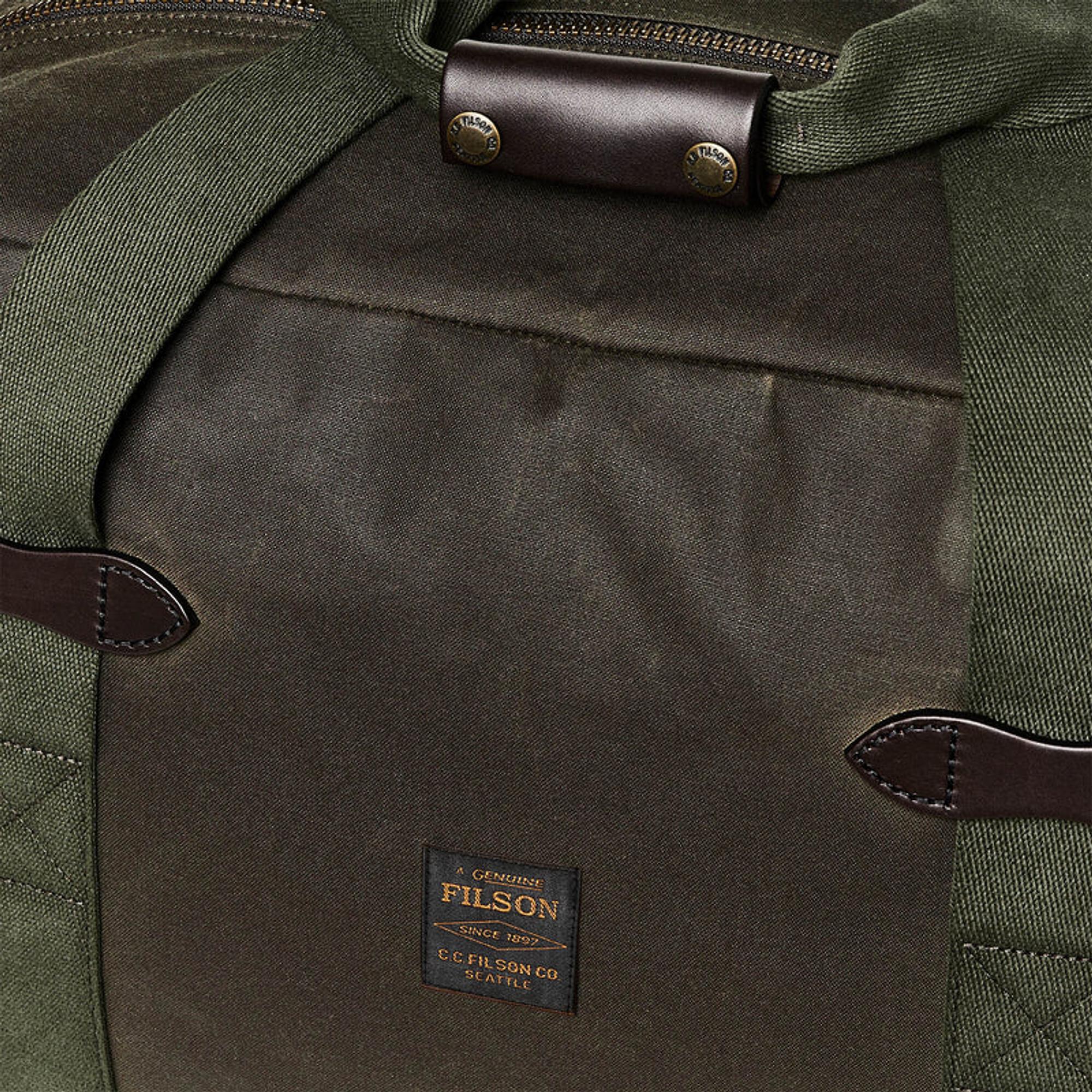 Product image 6 of 7 of Filson Tin Cloth Medium Duffle Bag - Otter Green