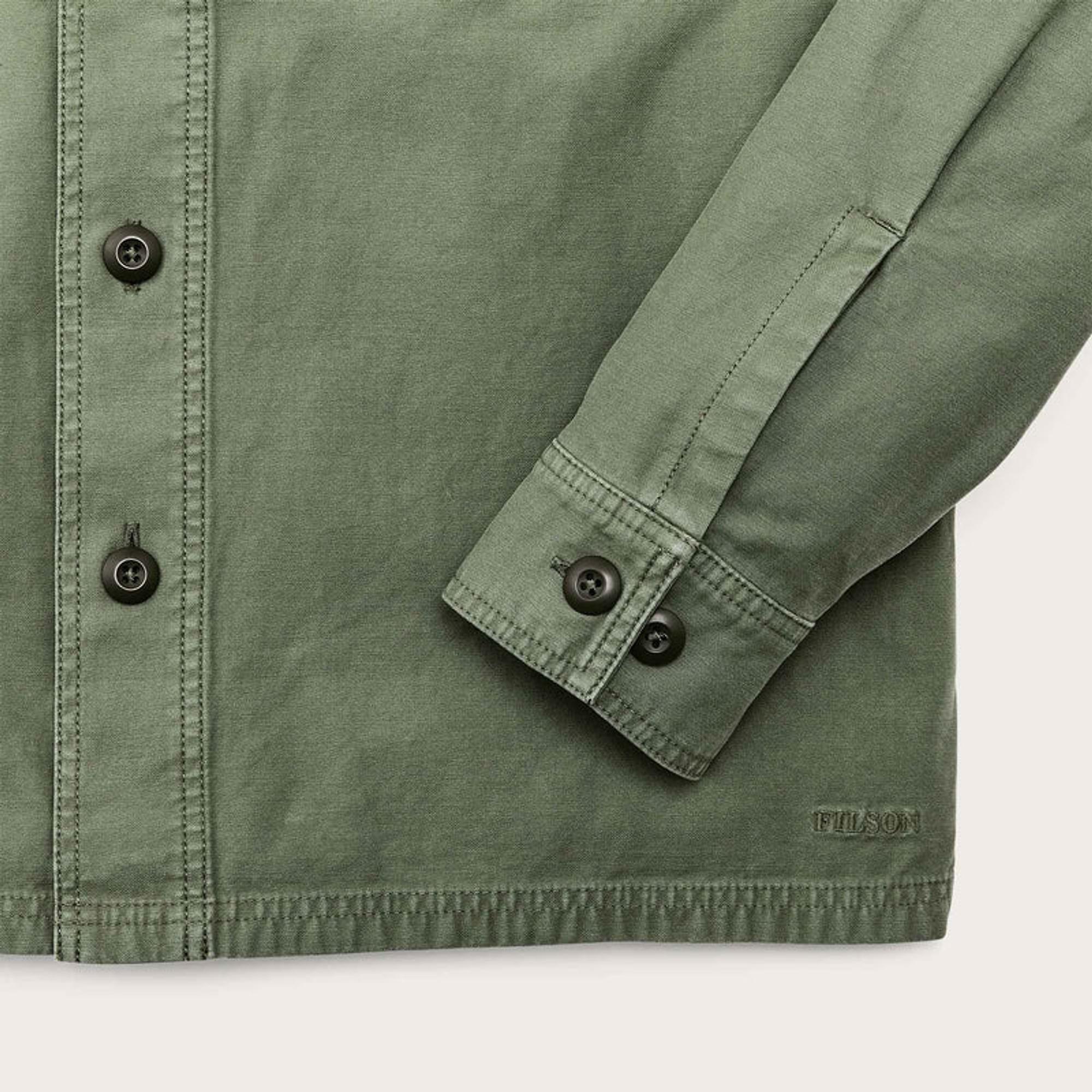Product image 4 of 9 of Filson Cotton Field Jac-Shirt - Washed Fatigue Green