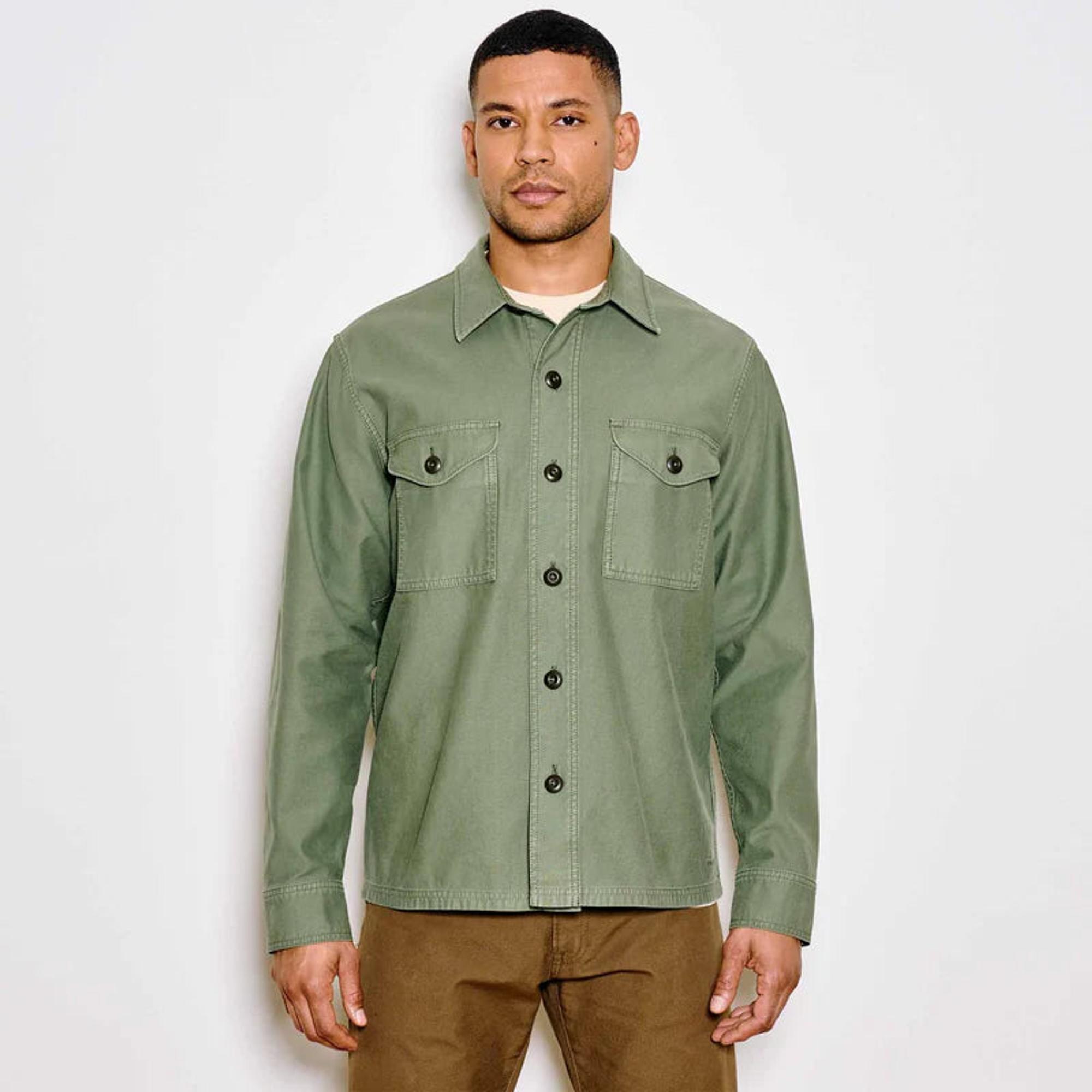 Product image 5 of 9 of Filson Cotton Field Jac-Shirt - Washed Fatigue Green