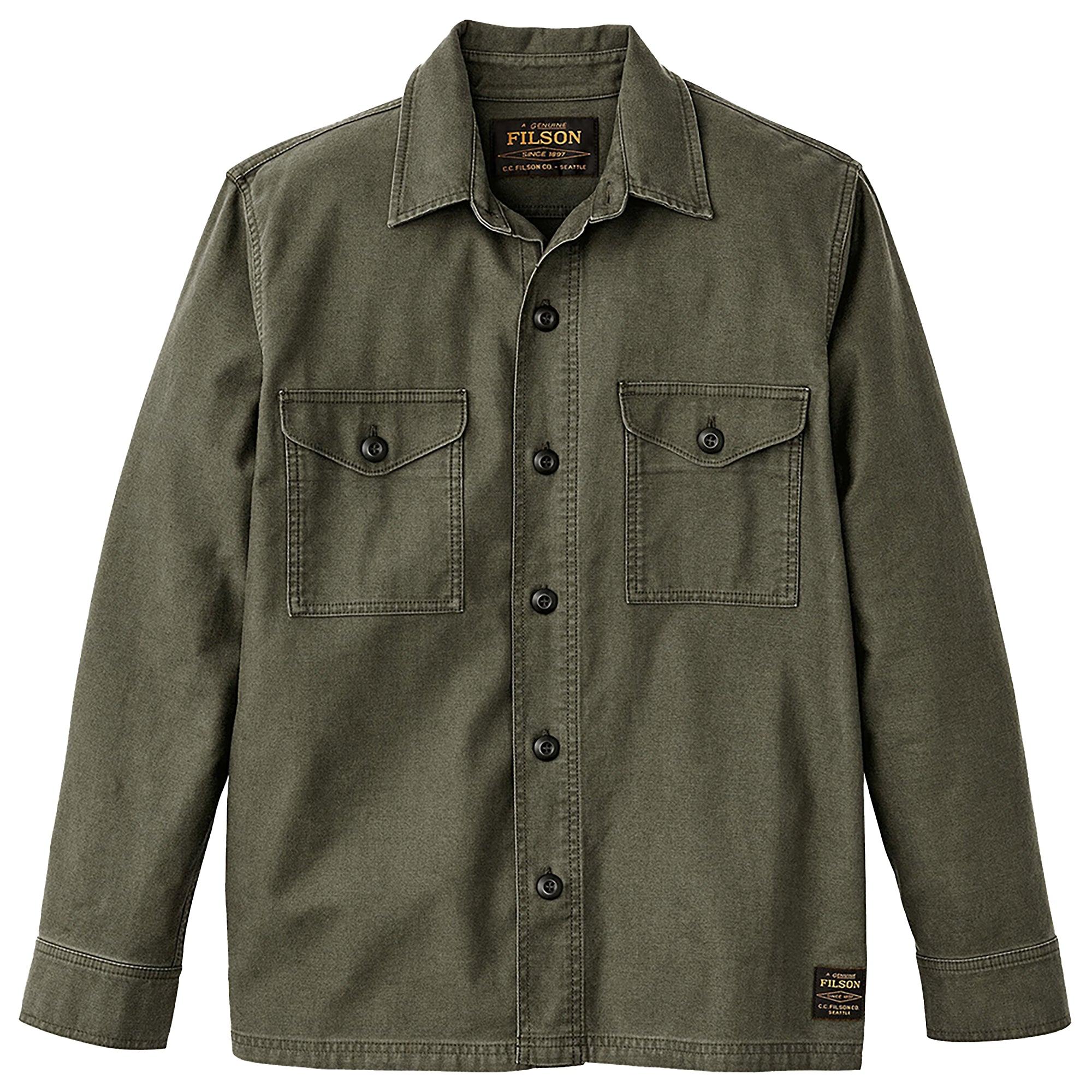 Product image 1 of 6 of Filson Men's Clarkston Jac-Shirt - Surplus Green
