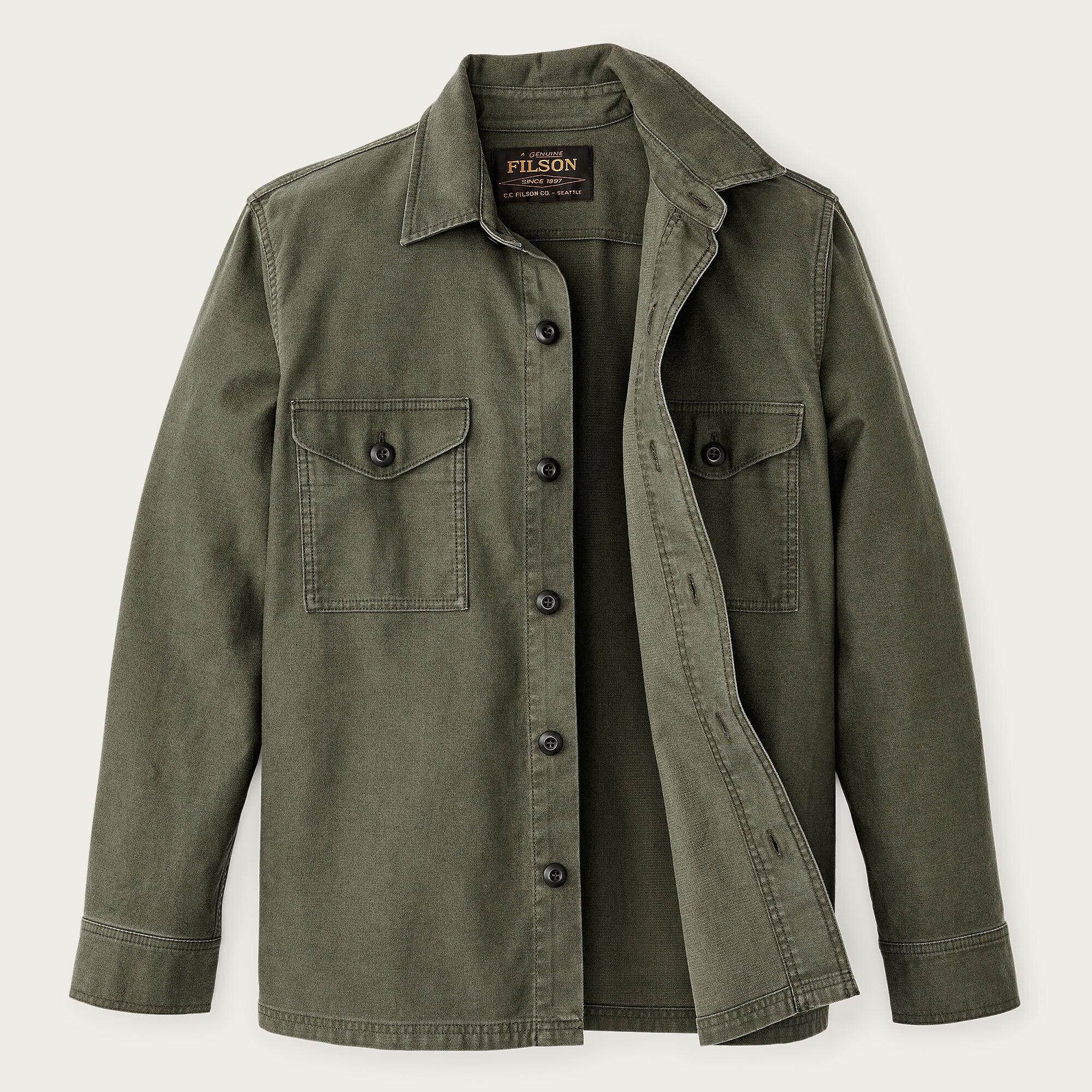 Product image 4 of 6 of Filson Men's Clarkston Jac-Shirt - Surplus Green