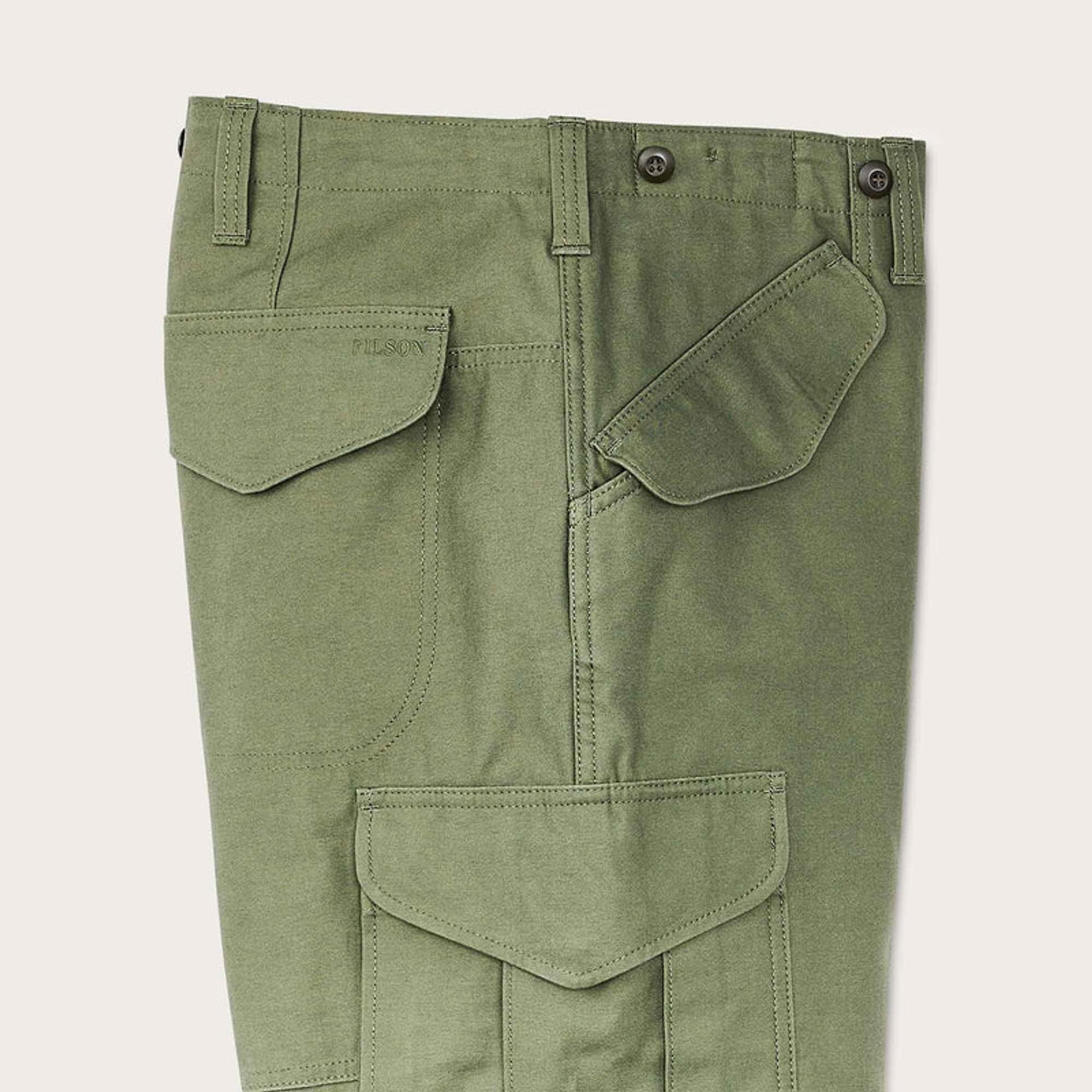Product image 5 of 12 of Filson Cotton Field Cargo Pants - Washed Fatigue Green