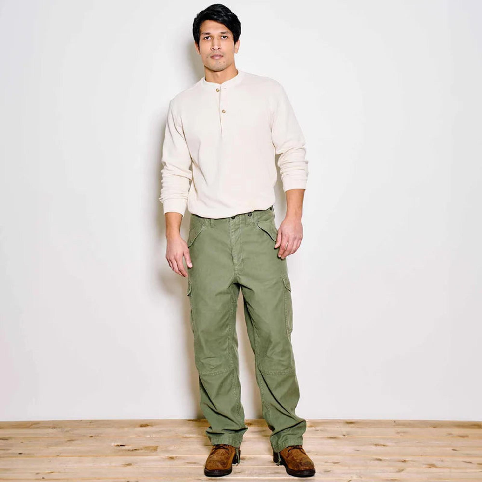 Product image 6 of 12 of Filson Cotton Field Cargo Pants - Washed Fatigue Green
