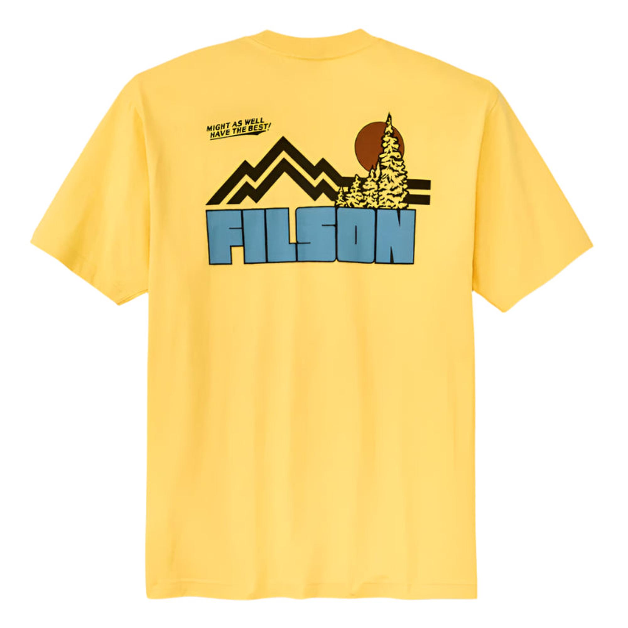Product image 1 of 3 of Filson Men's Frontier Graphic T-Shirt - Aspen Gold/Sun