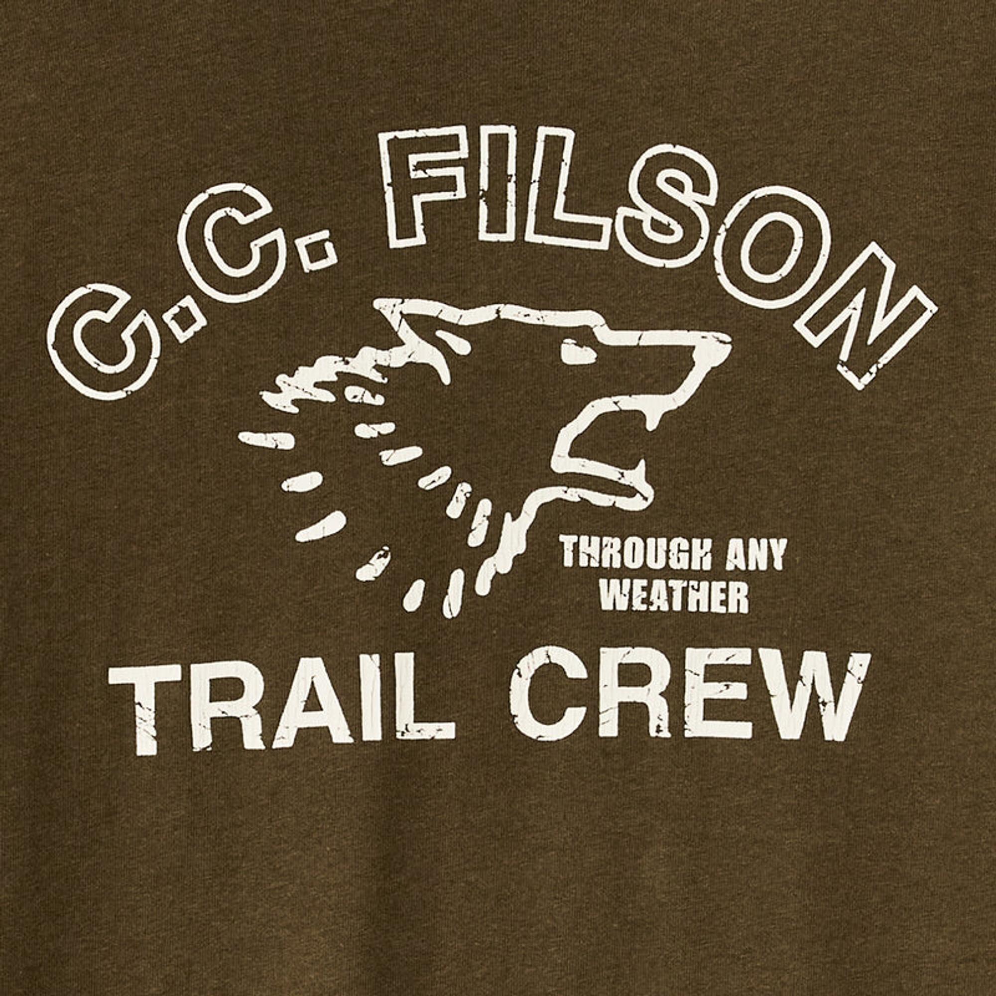 Product image 3 of 4 of Filson Men's Frontier Graphic T-Shirt - Military Olive/Trail