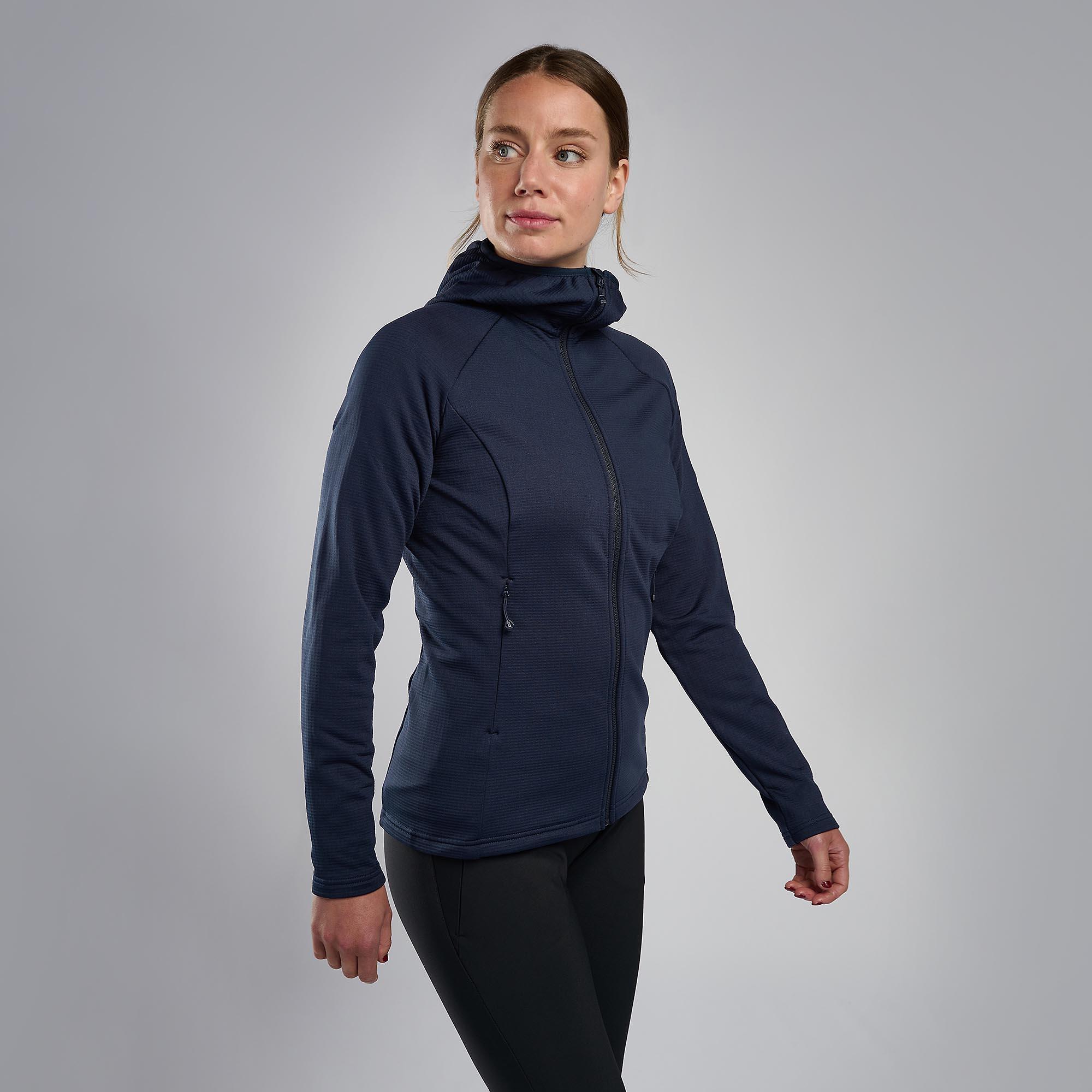 Product image 2 of 6 of Montane Women's Protium Hooded Fleece Jacket - Eclipse Blue