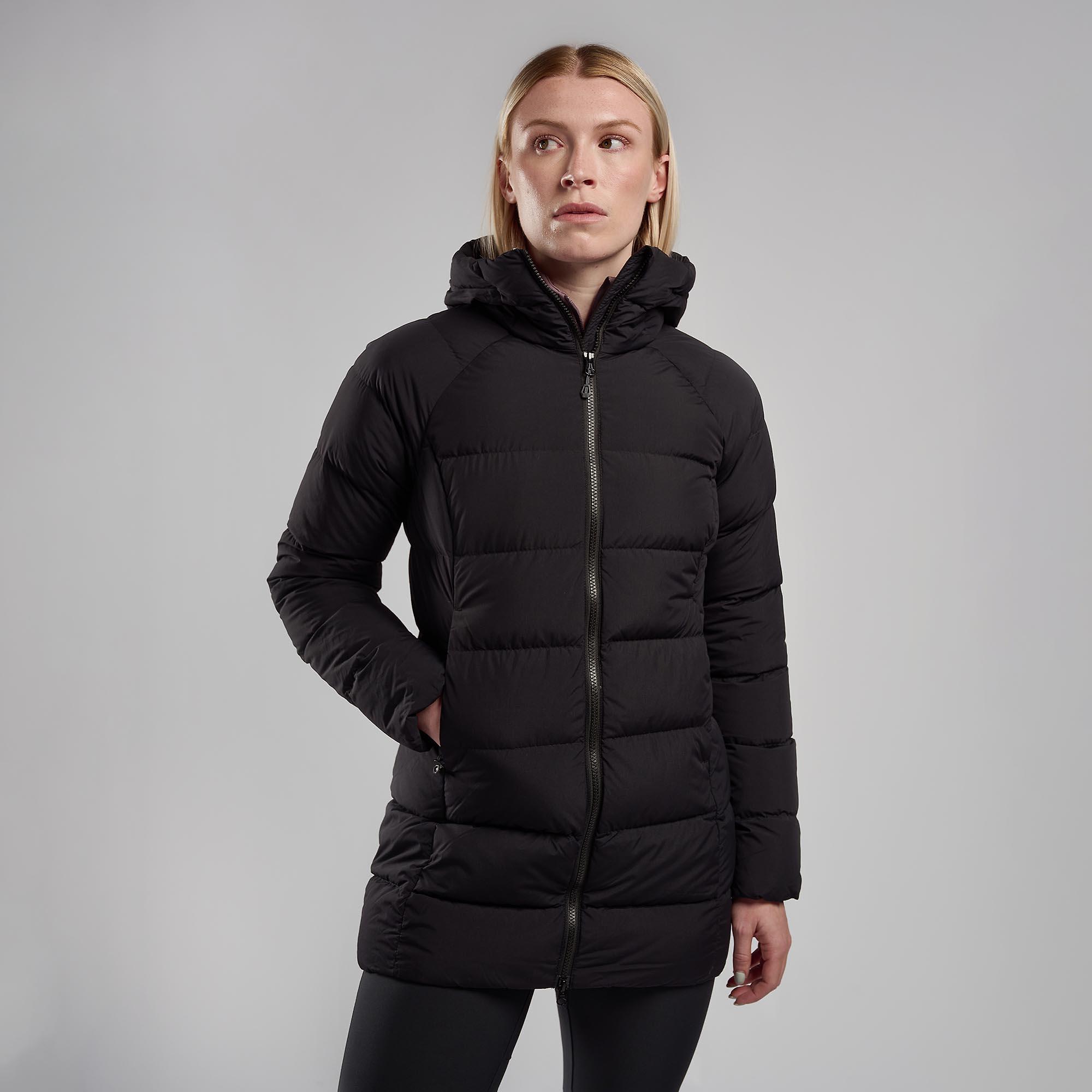 Product image 3 of 6 of Montane Women's Tundra Hooded Down Jacket - Black