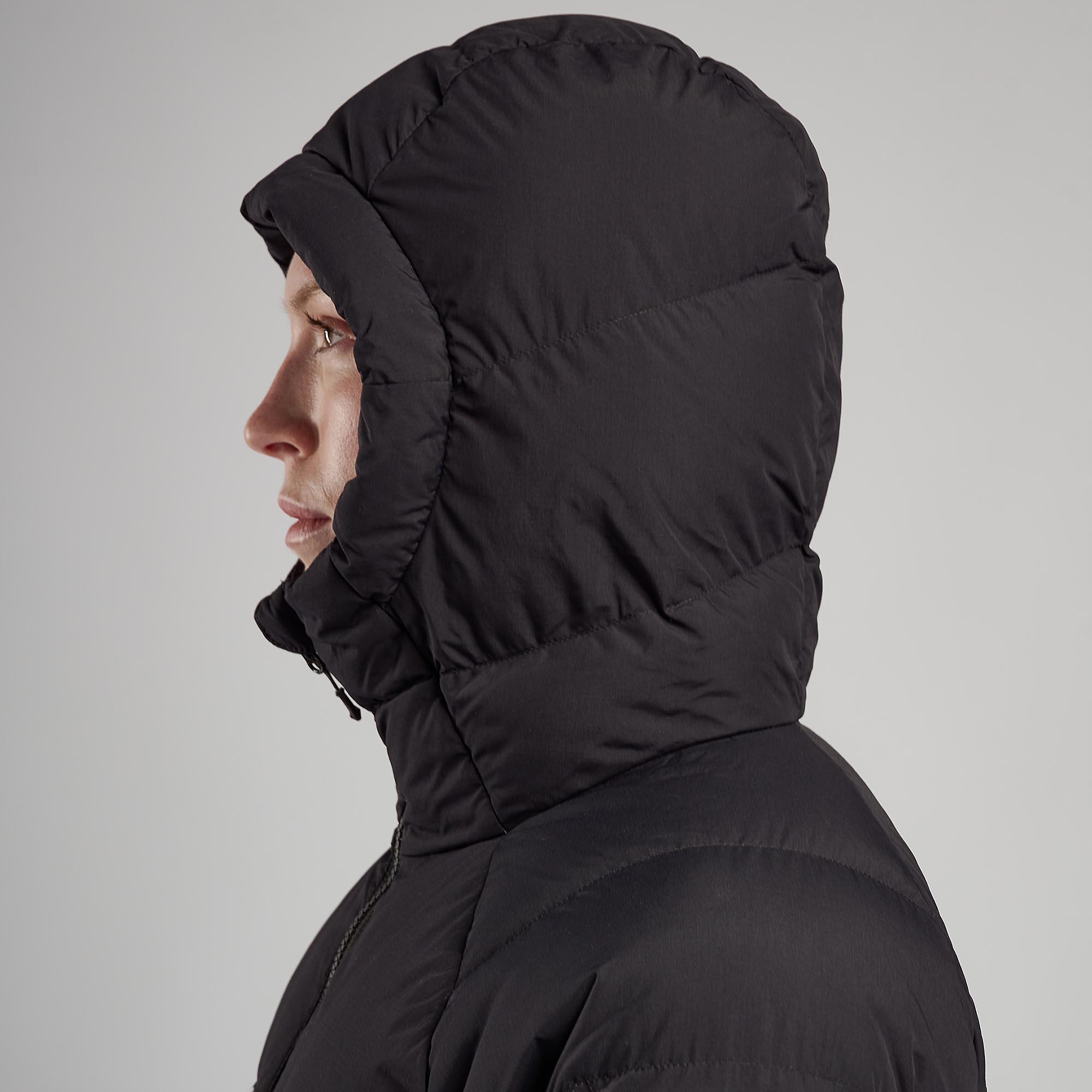 Product image 6 of 6 of Montane Women's Tundra Hooded Down Jacket - Black