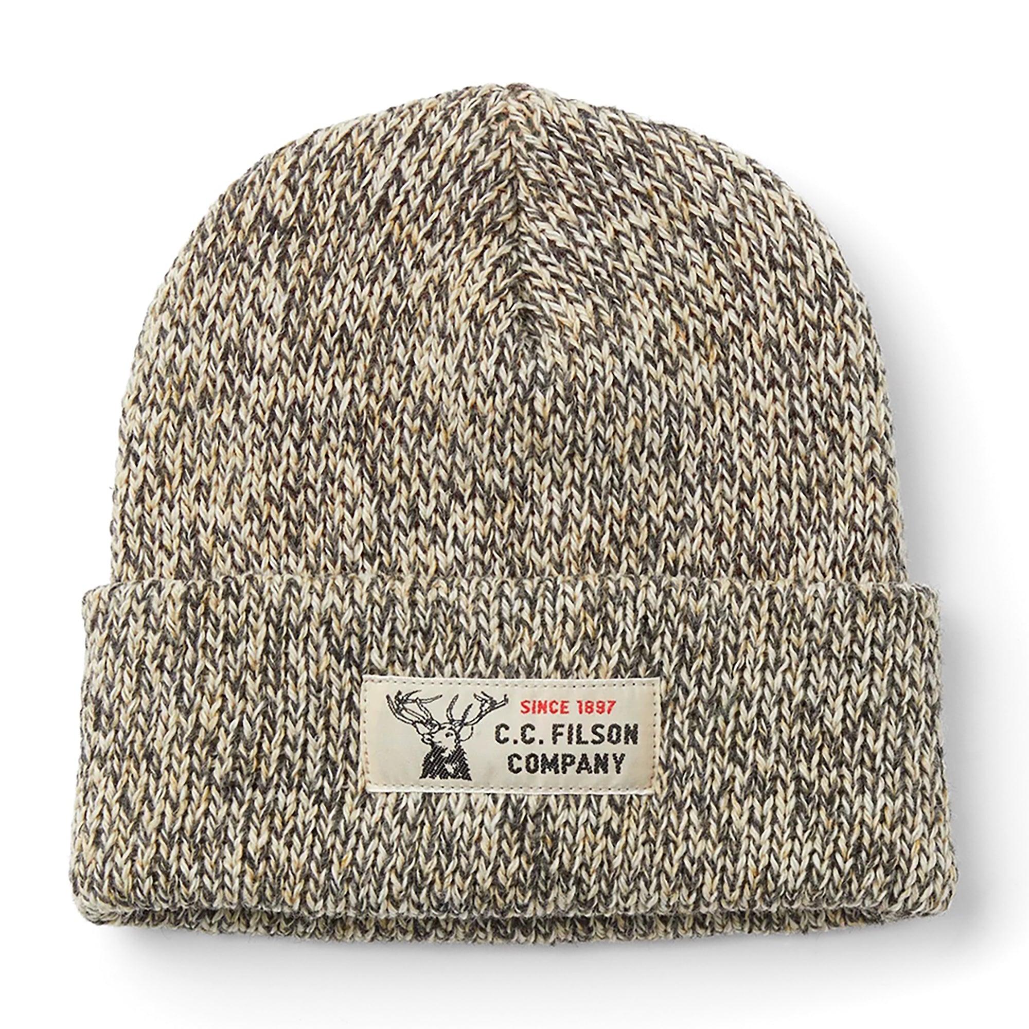 Product image 1 of 3 of Filson Lined Ragg Wool Beanie Hat - Charcoal Heather
