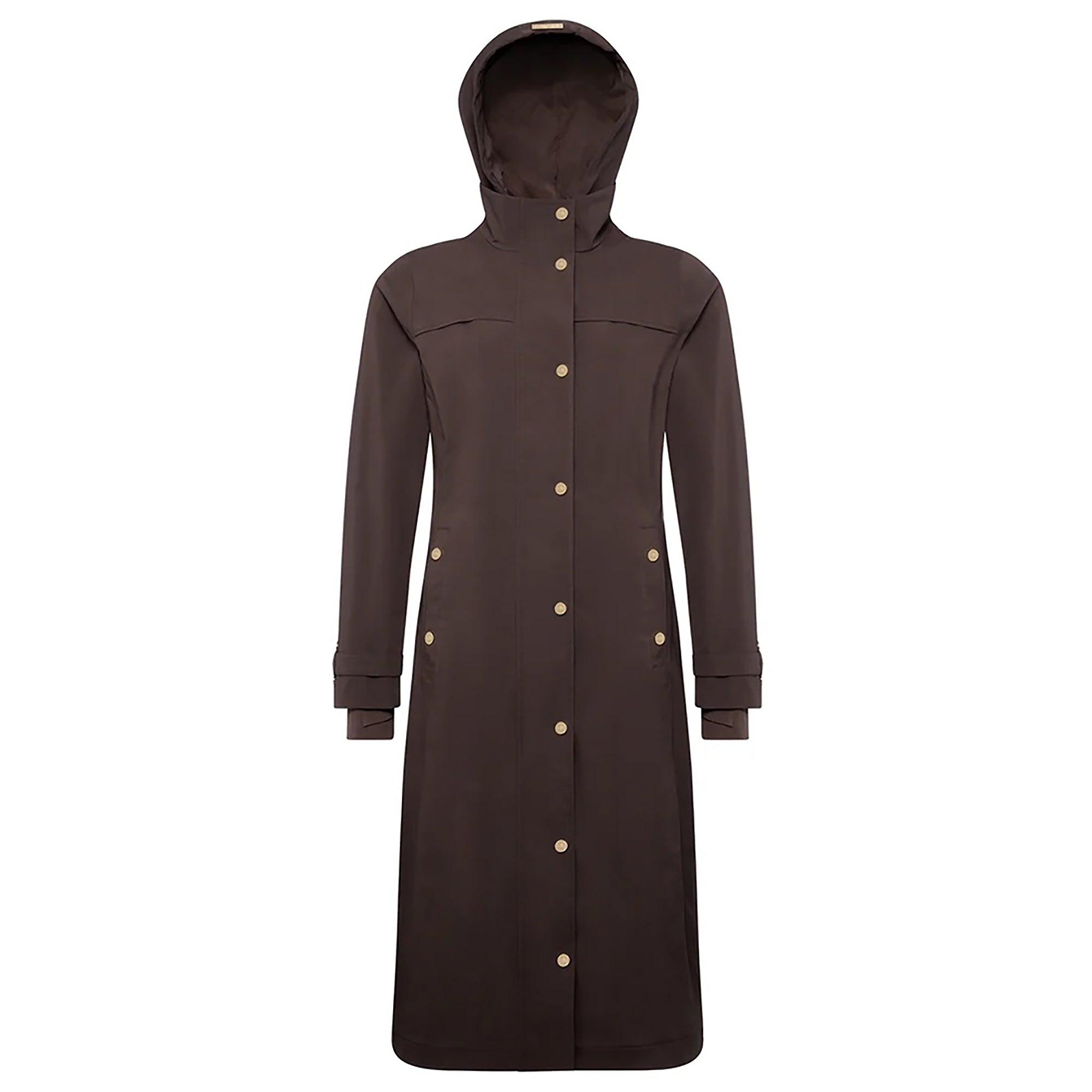 Product image 1 of 9 of Holland Cooper Women's Folgate Rain Coat - Chocolate