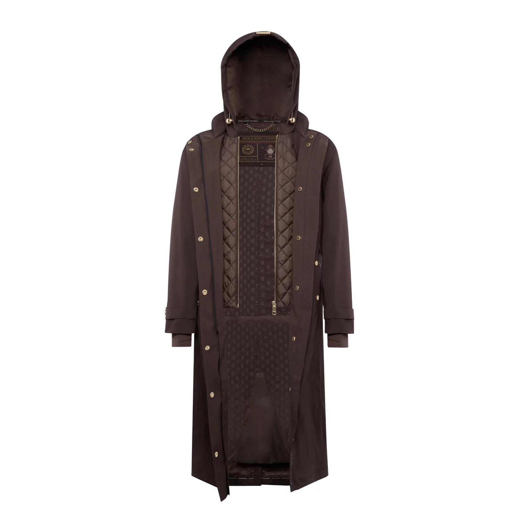 Product image 8 of 9 of Holland Cooper Women's Folgate Rain Coat - Chocolate