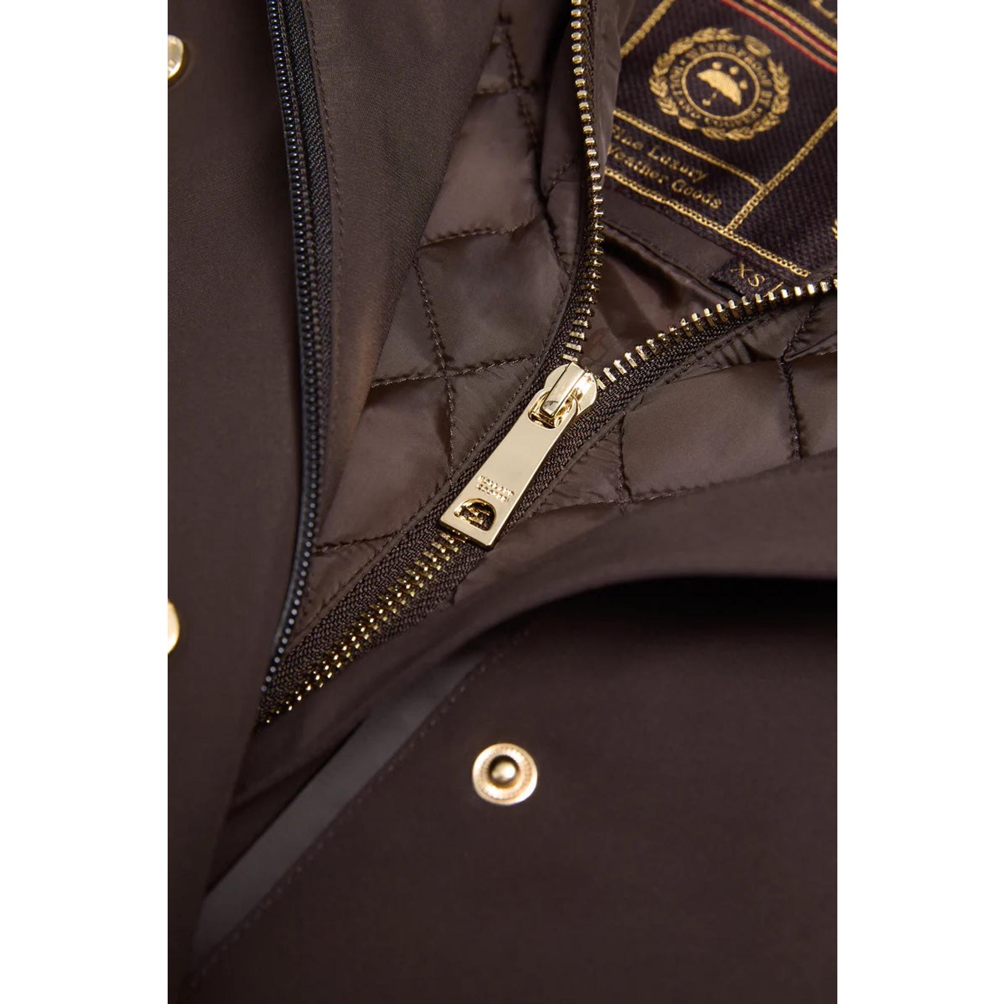 Product image 7 of 9 of Holland Cooper Women's Folgate Rain Coat - Chocolate