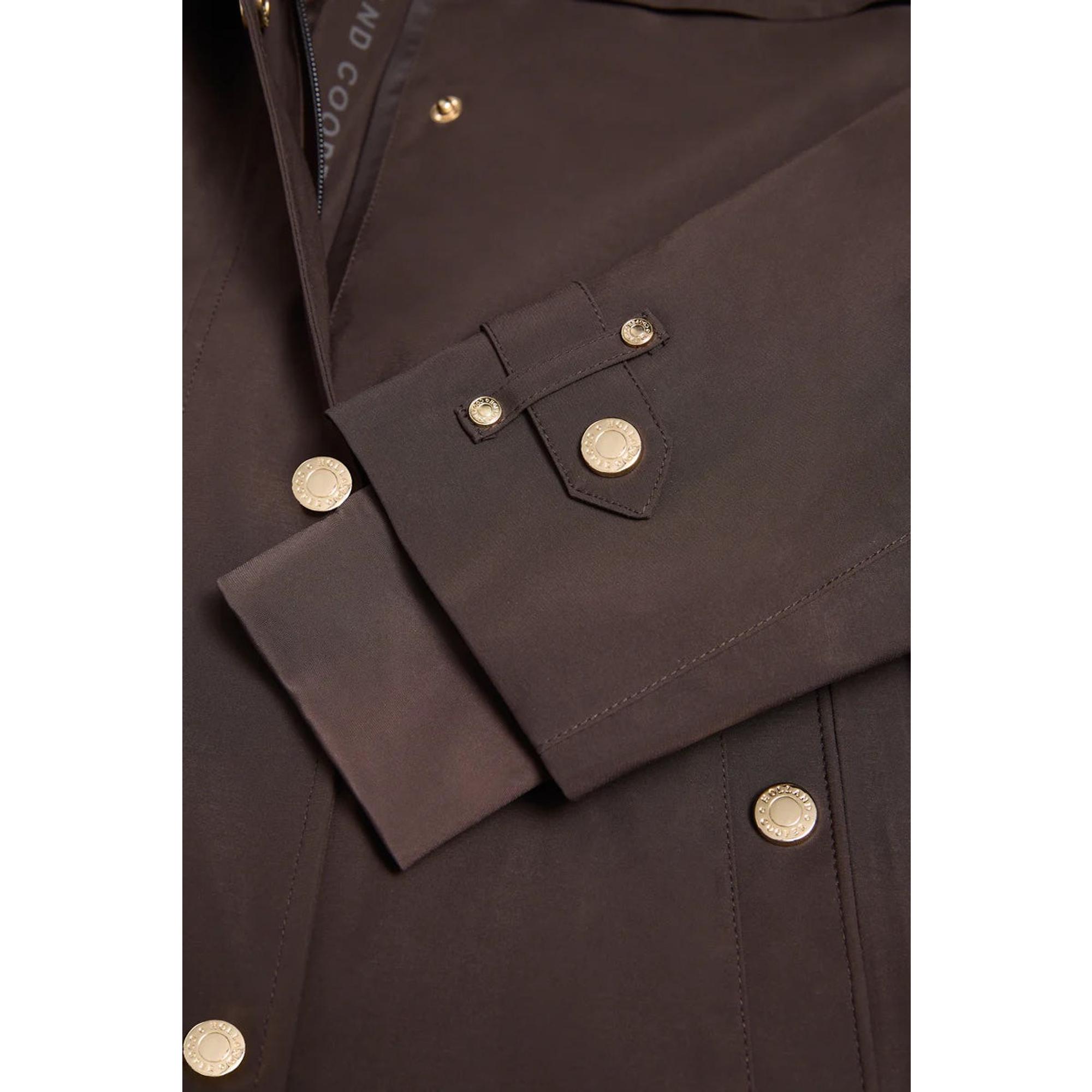 Product image 9 of 9 of Holland Cooper Women's Folgate Rain Coat - Chocolate