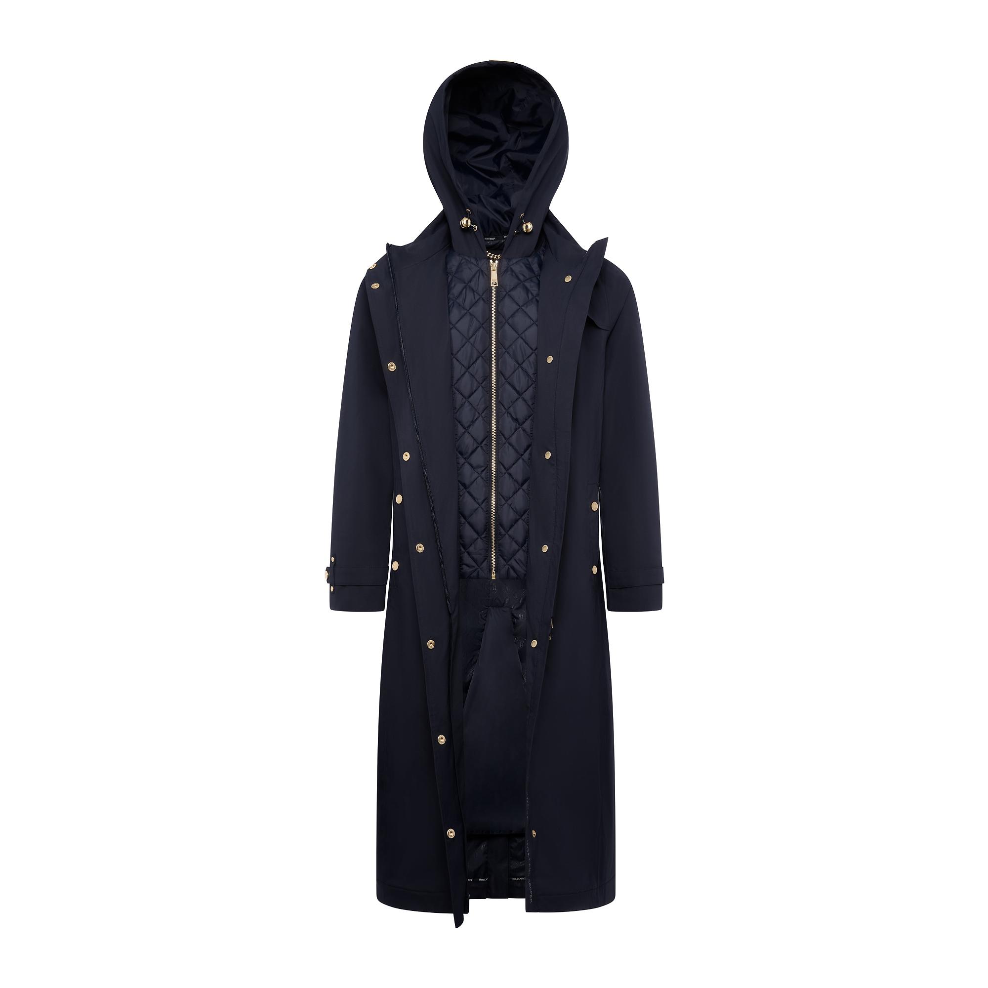 Product image 7 of 11 of Holland Cooper Women's Folgate Rain Coat - Ink Navy