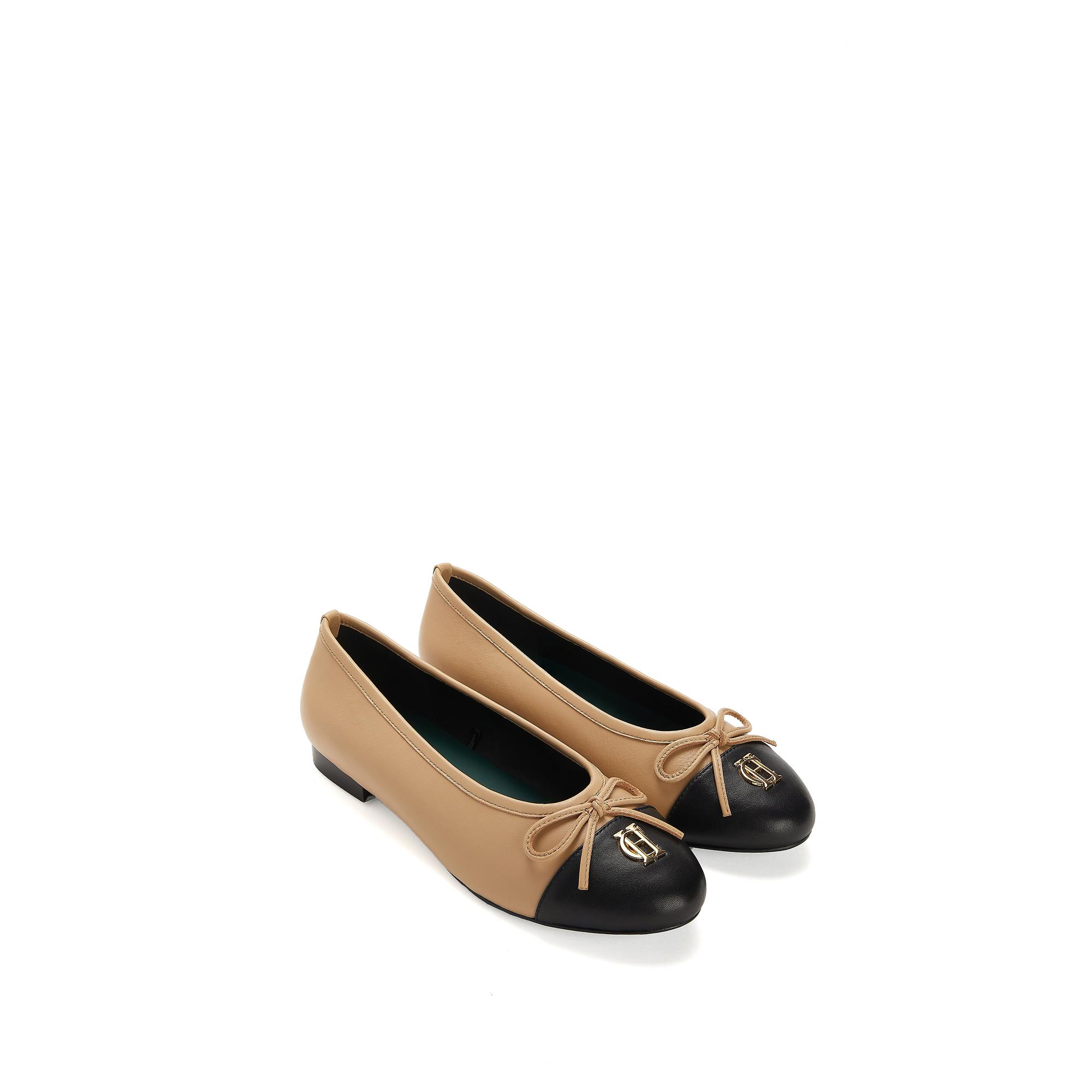 Product image 5 of 8 of Holland Cooper Women's Ballet Shoes - Nude Black