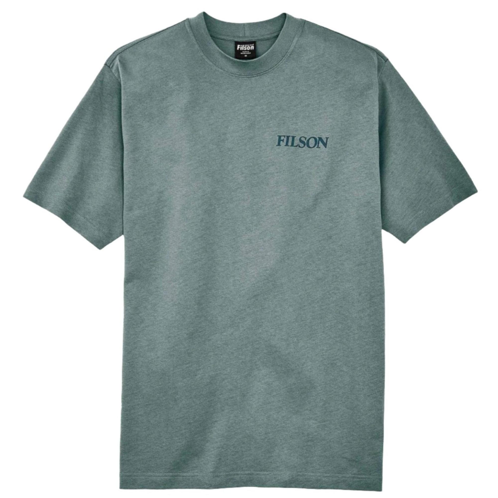 Product image 1 of 3 of Filson Men's Frontier Graphic T-Shirt - Balsam Green