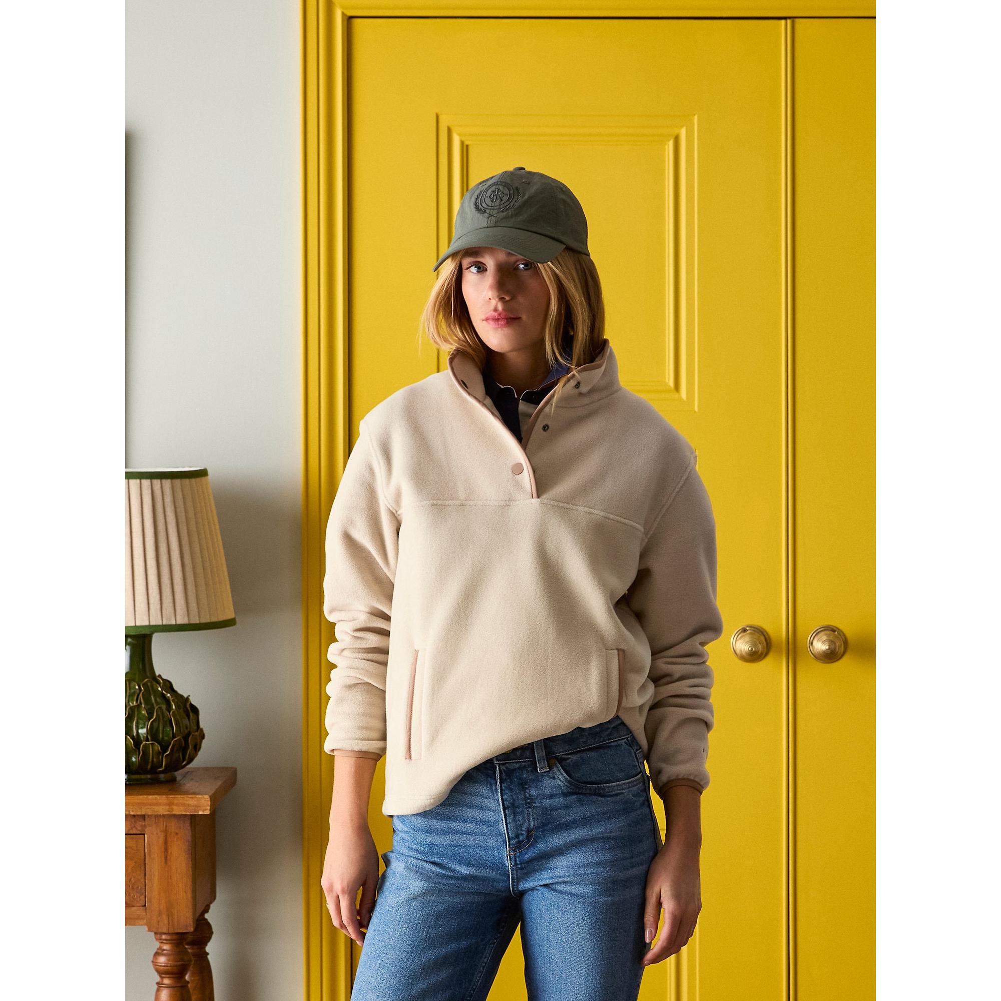 Product image 10 of 10 of Joules Women's Lulworth Funnel Neck Fleece - Sandstone