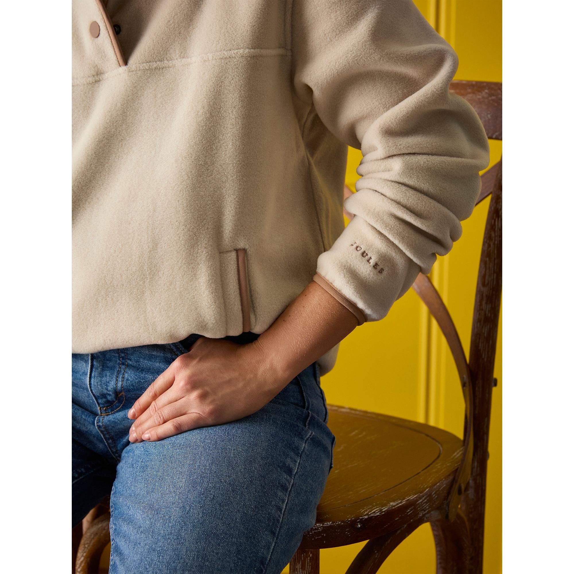 Product image 8 of 10 of Joules Women's Lulworth Funnel Neck Fleece - Sandstone
