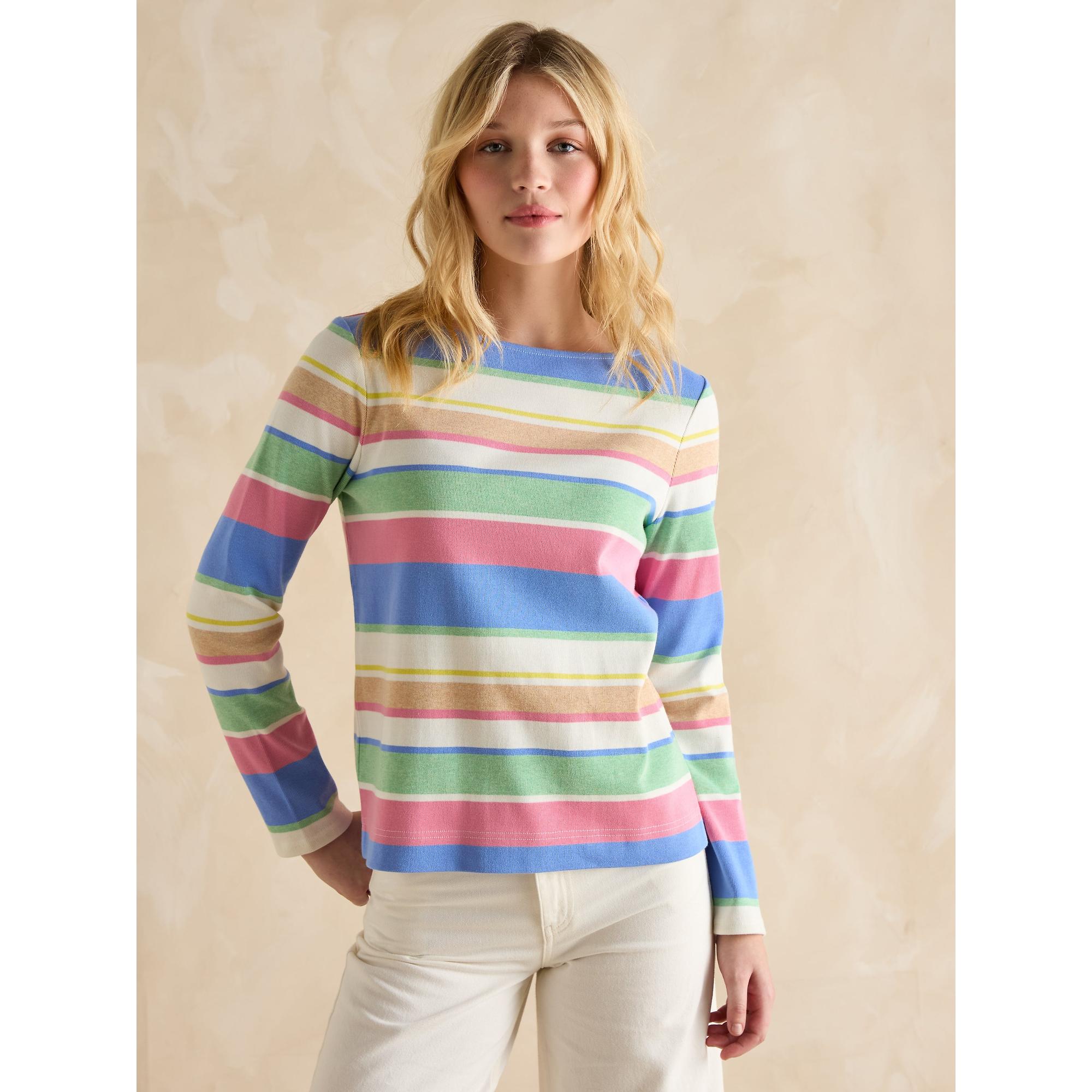 Product image 2 of 6 of Joules Women's Harbour Long Sleeve Top - Multi Stripe
