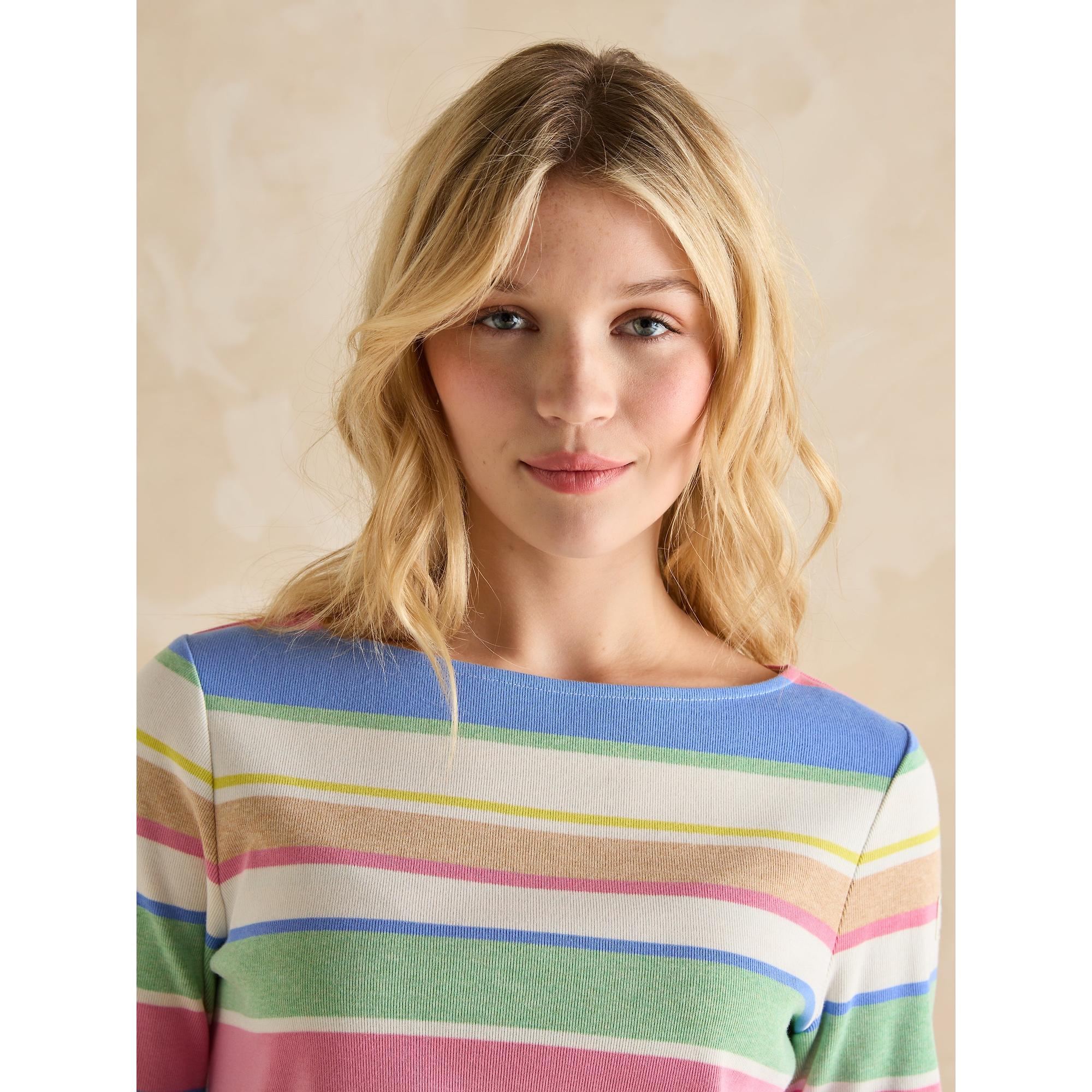 Product image 4 of 6 of Joules Women's Harbour Long Sleeve Top - Multi Stripe