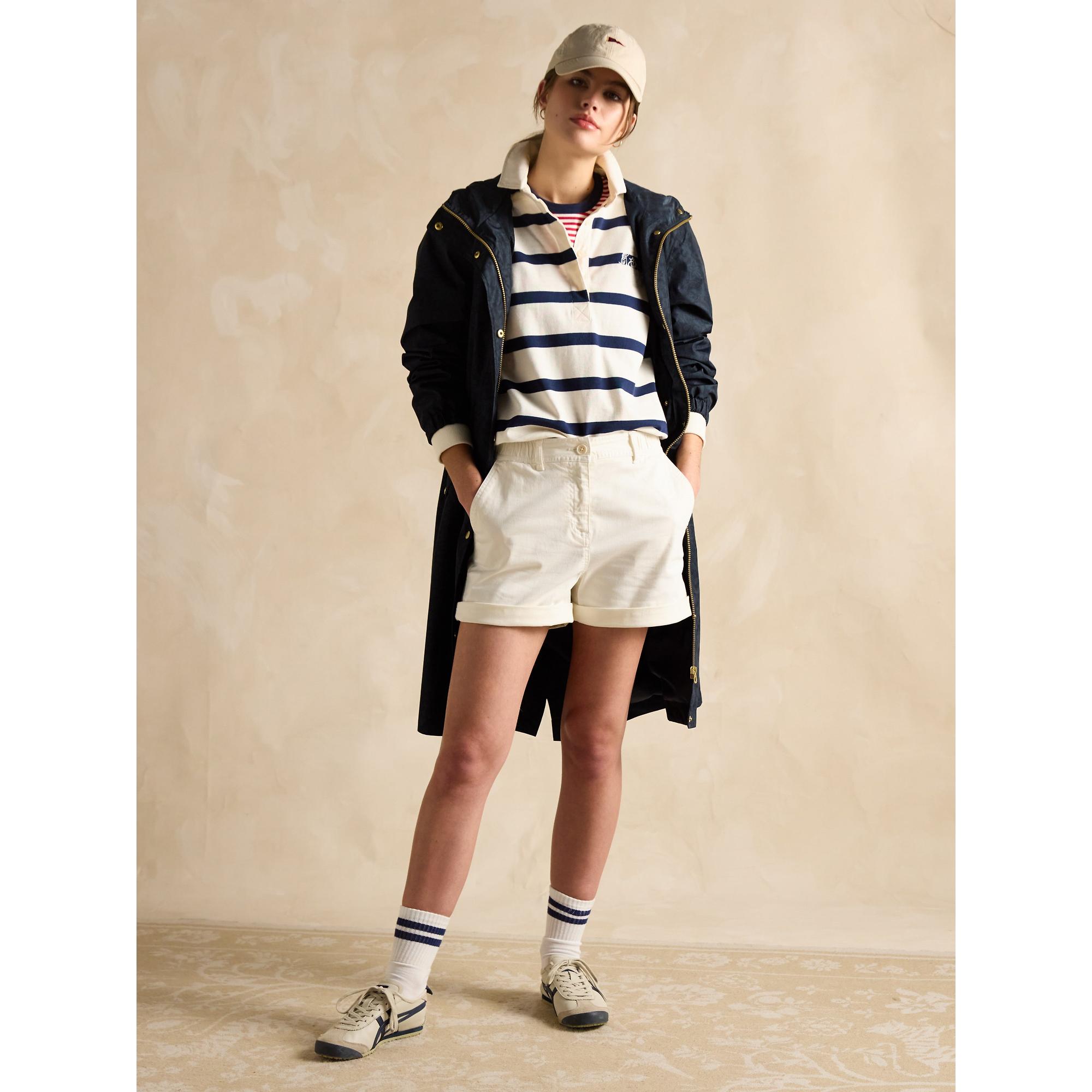 Product image 3 of 6 of Joules Women's Holkham Waterproof Packable Raincoat - Navy Paisley