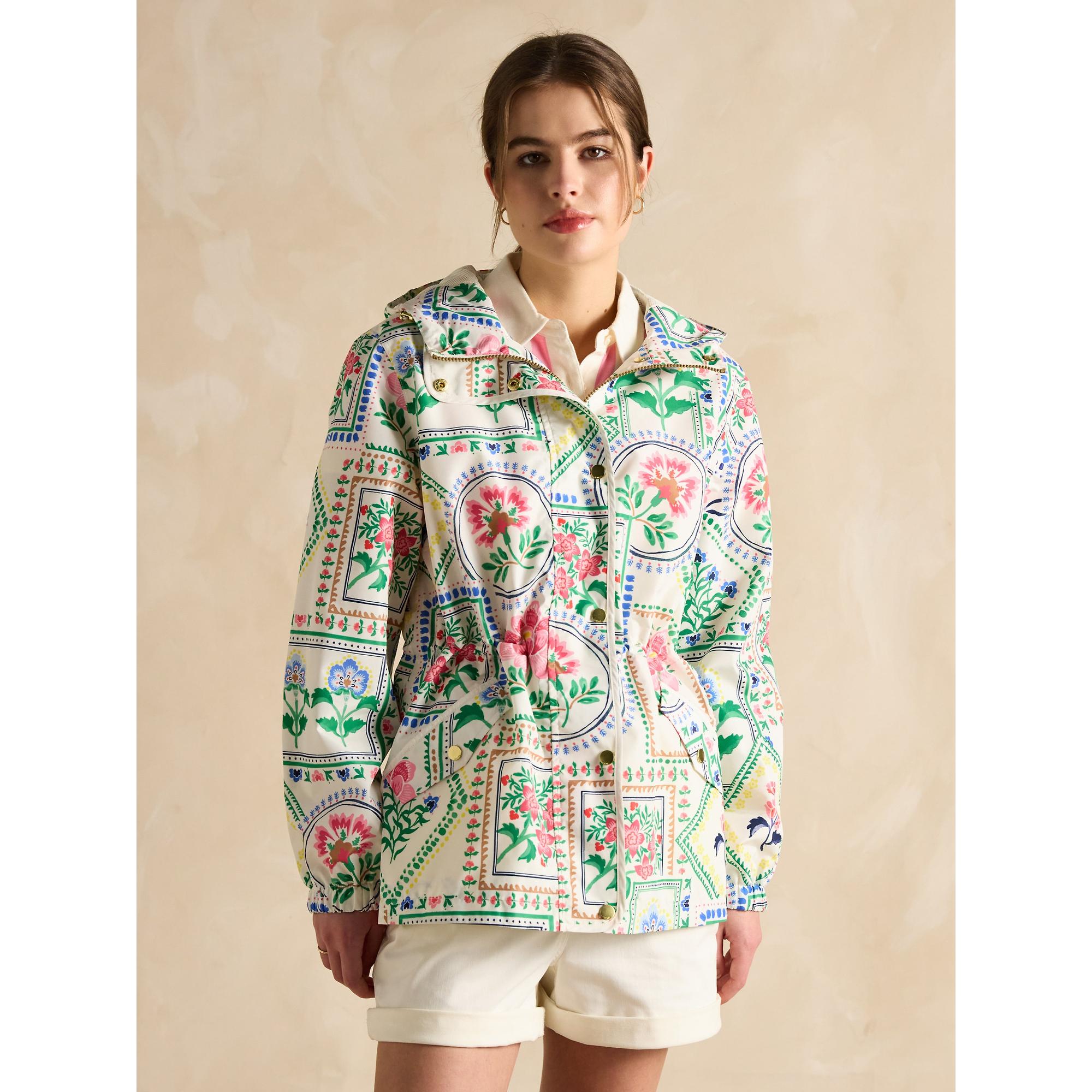 Product image 2 of 8 of Joules Women's Holt Waterproof Packable Raincoat - Mosaic Floral