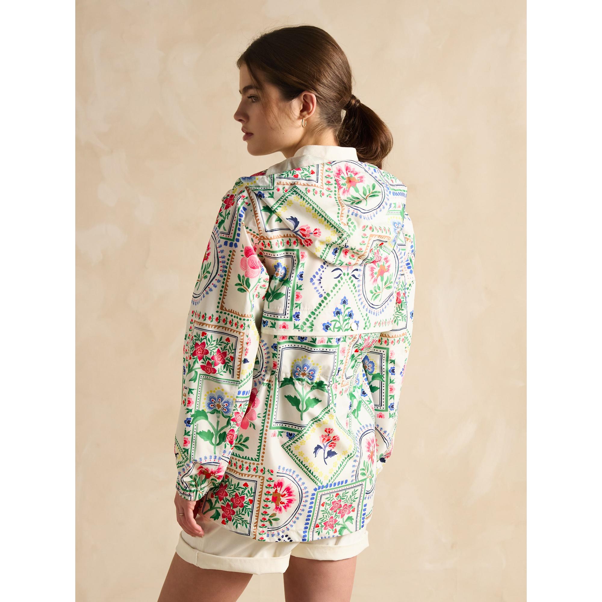 Product image 4 of 8 of Joules Women's Holt Waterproof Packable Raincoat - Mosaic Floral