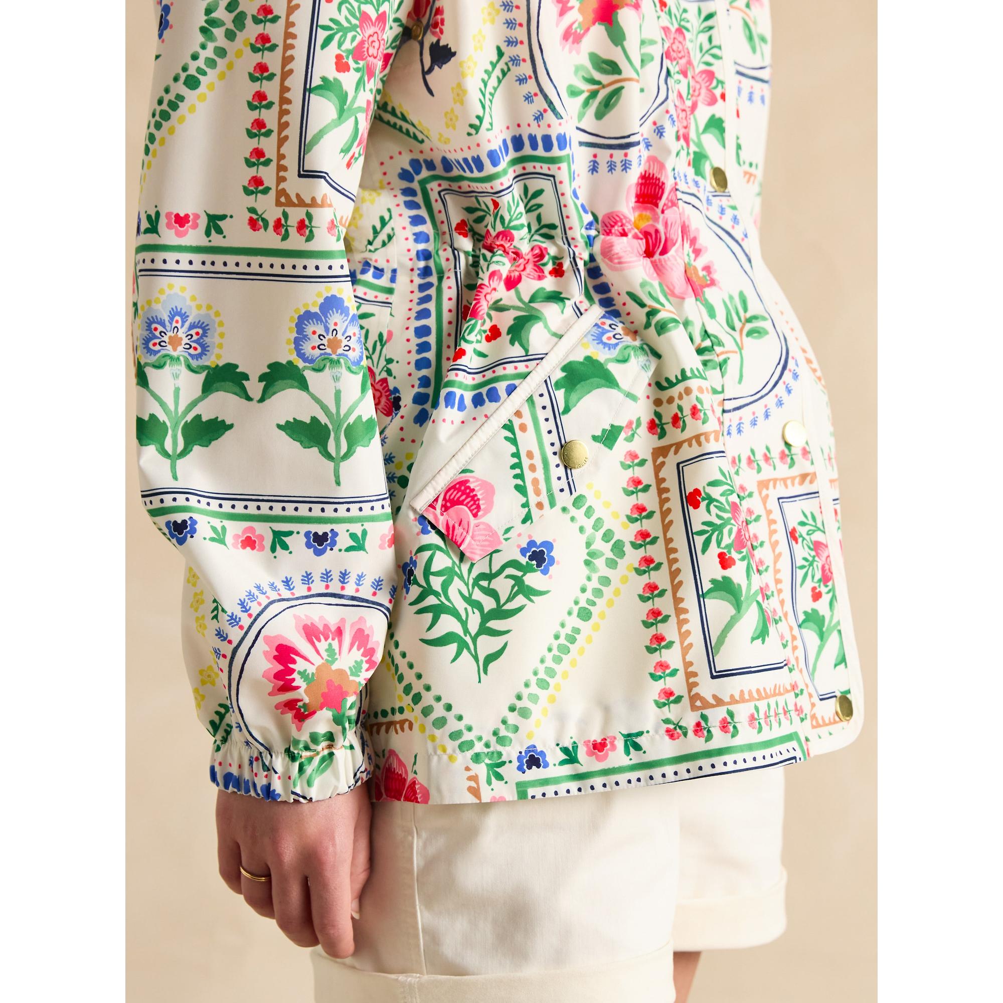 Product image 7 of 8 of Joules Women's Holt Waterproof Packable Raincoat - Mosaic Floral