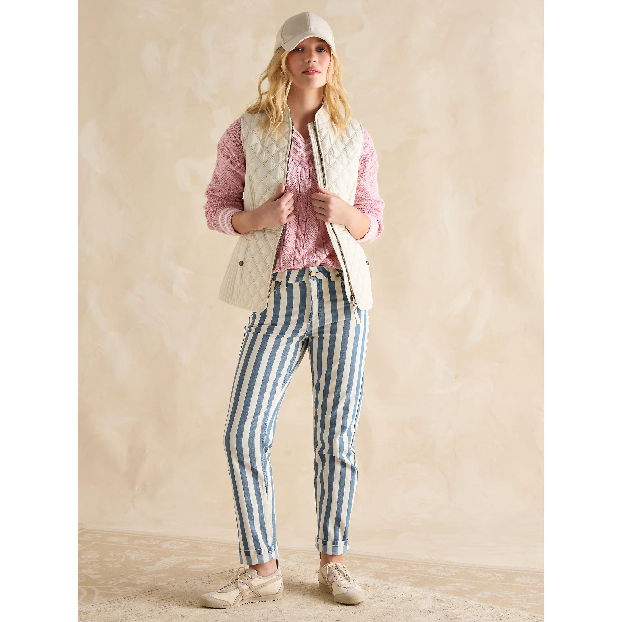 Product image 8 of 8 of Joules Women's Minx Showerproof Diamond Quilted Gilet - Cream