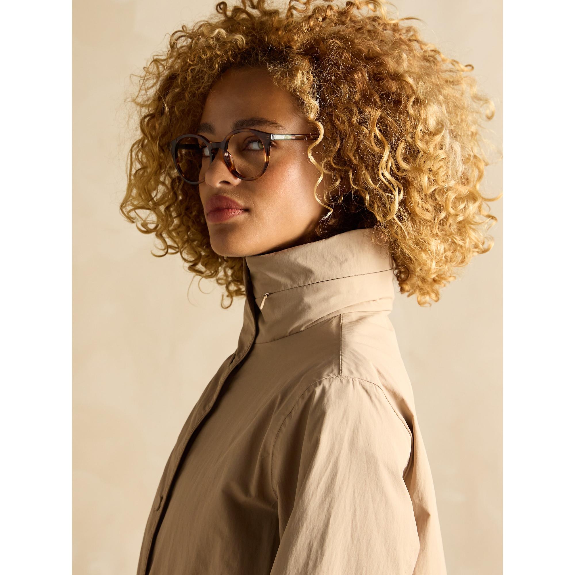 Product image 4 of 12 of Joules Women's Hensley Waterproof Longline Coat - Tan Brown