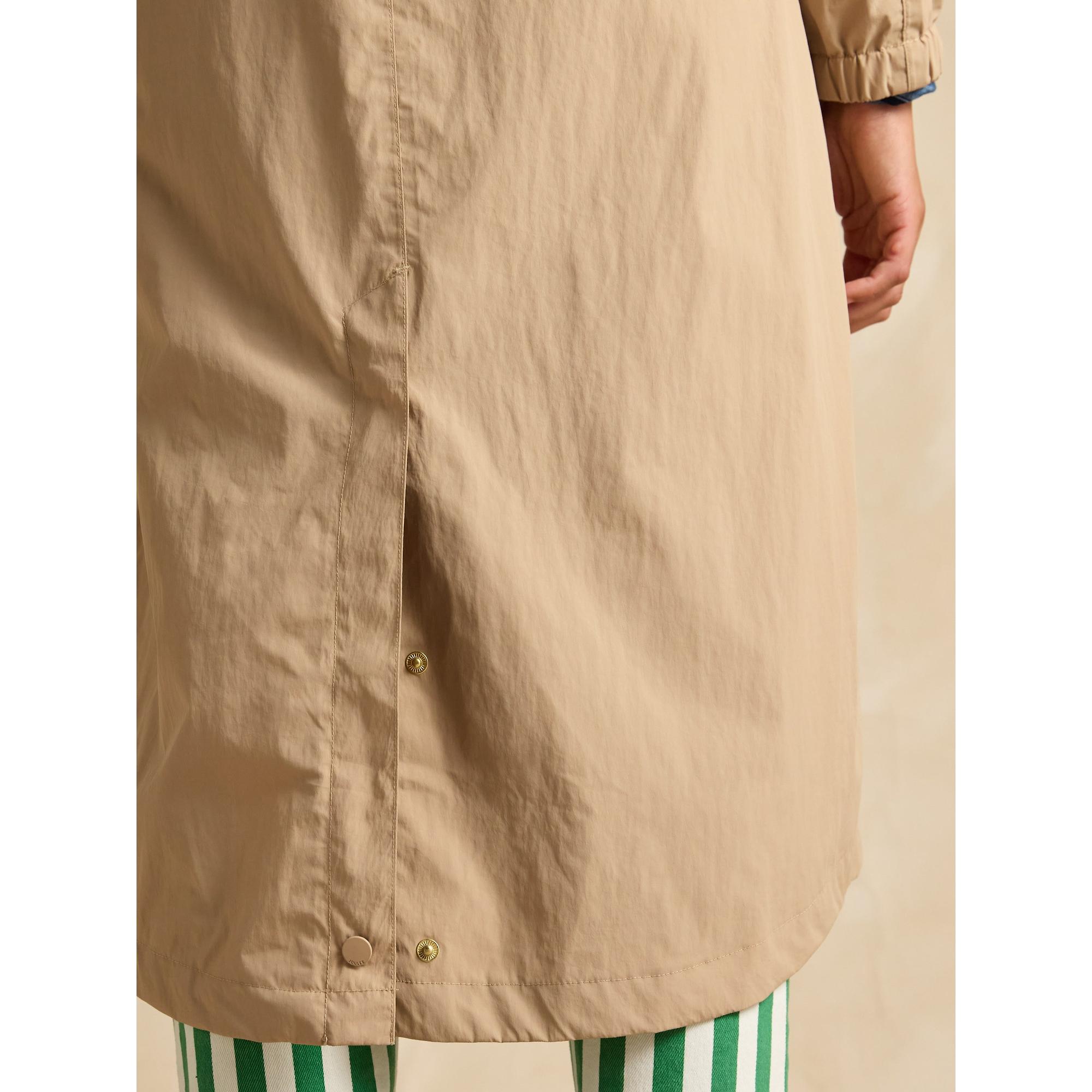 Product image 7 of 12 of Joules Women's Hensley Waterproof Longline Coat - Tan Brown