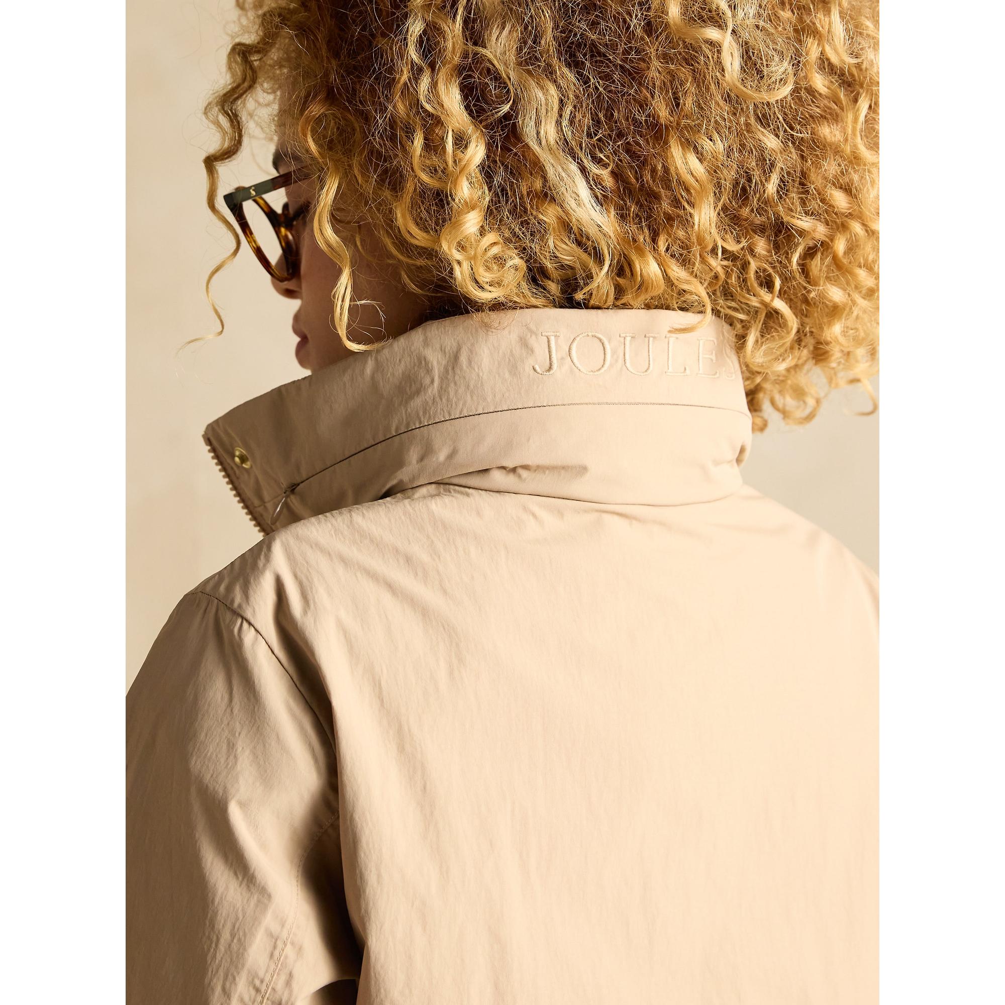 Product image 8 of 12 of Joules Women's Hensley Waterproof Longline Coat - Tan Brown