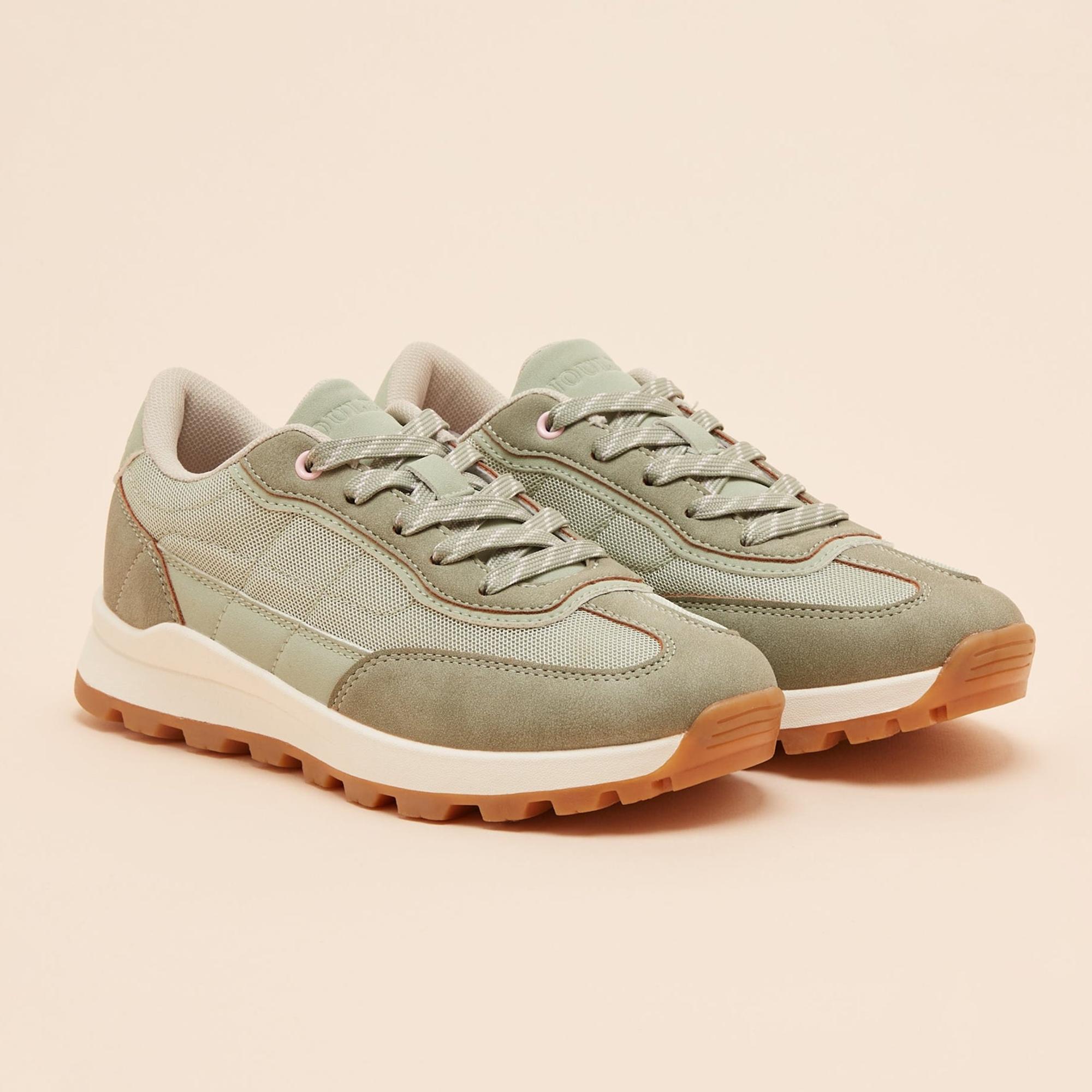 Product image 2 of 5 of Joules Women's Parkfield Trainers - Khaki Green