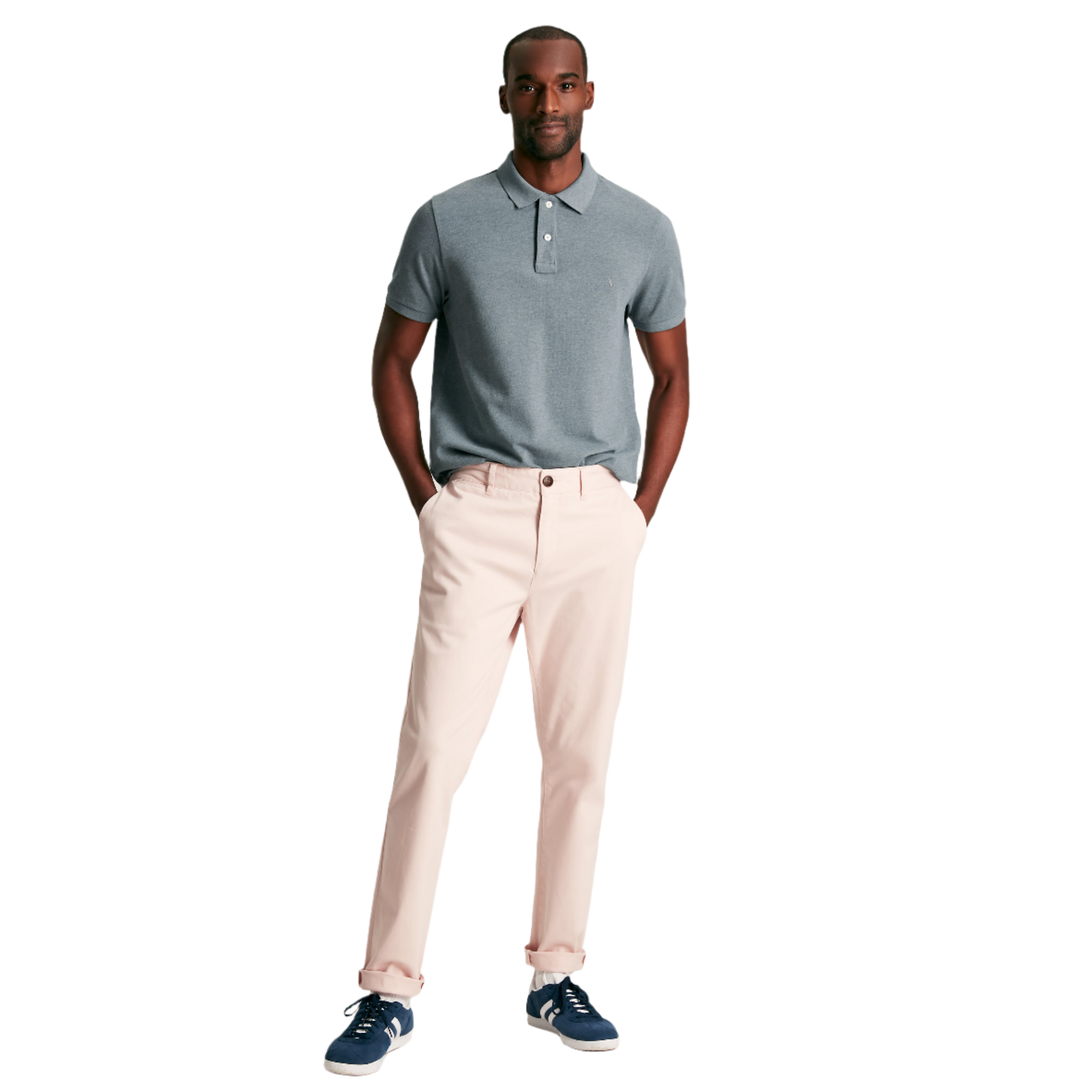 Product image 2 of 6 of Joules Men's Woody Regular Fit Cotton Pique Polo Shirt - Grey