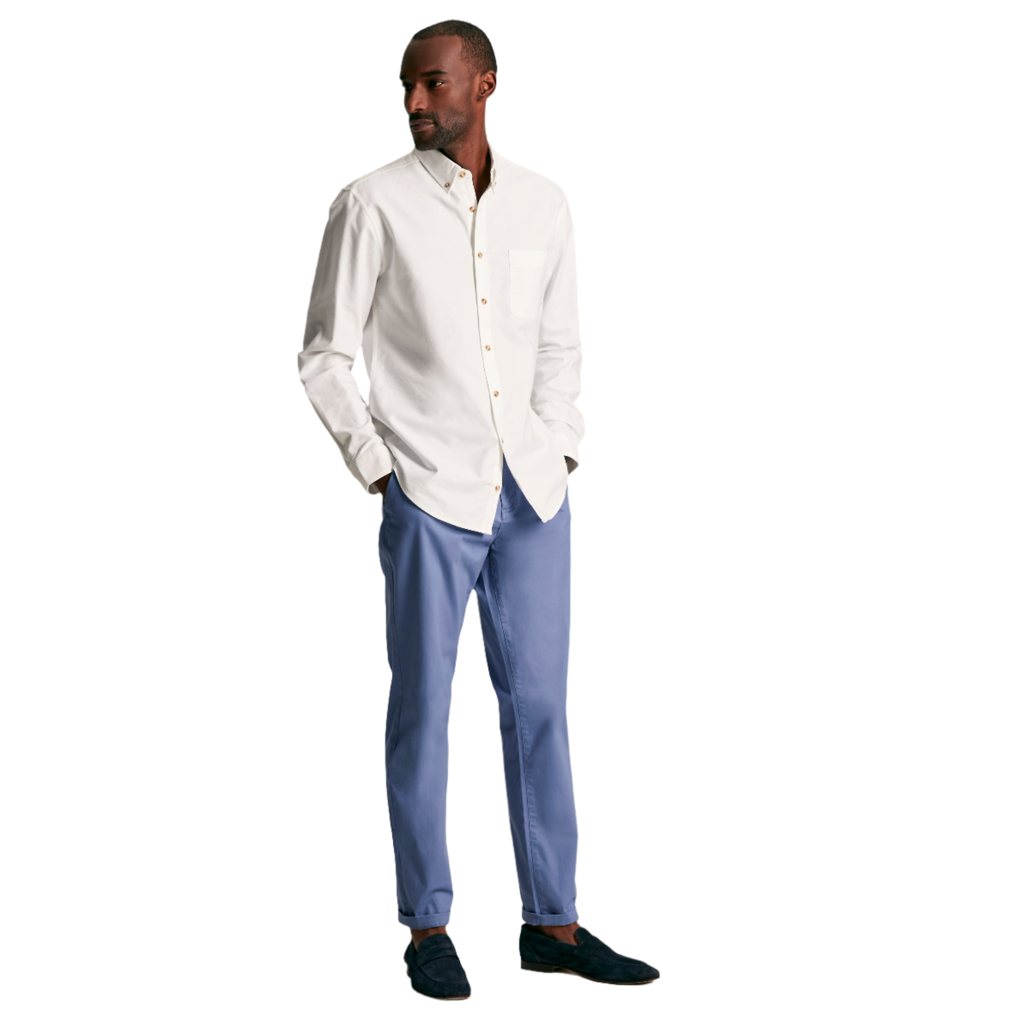 Product image 2 of 5 of Joules Men's Oxford Long Sleeve Classic Fit Shirt - White