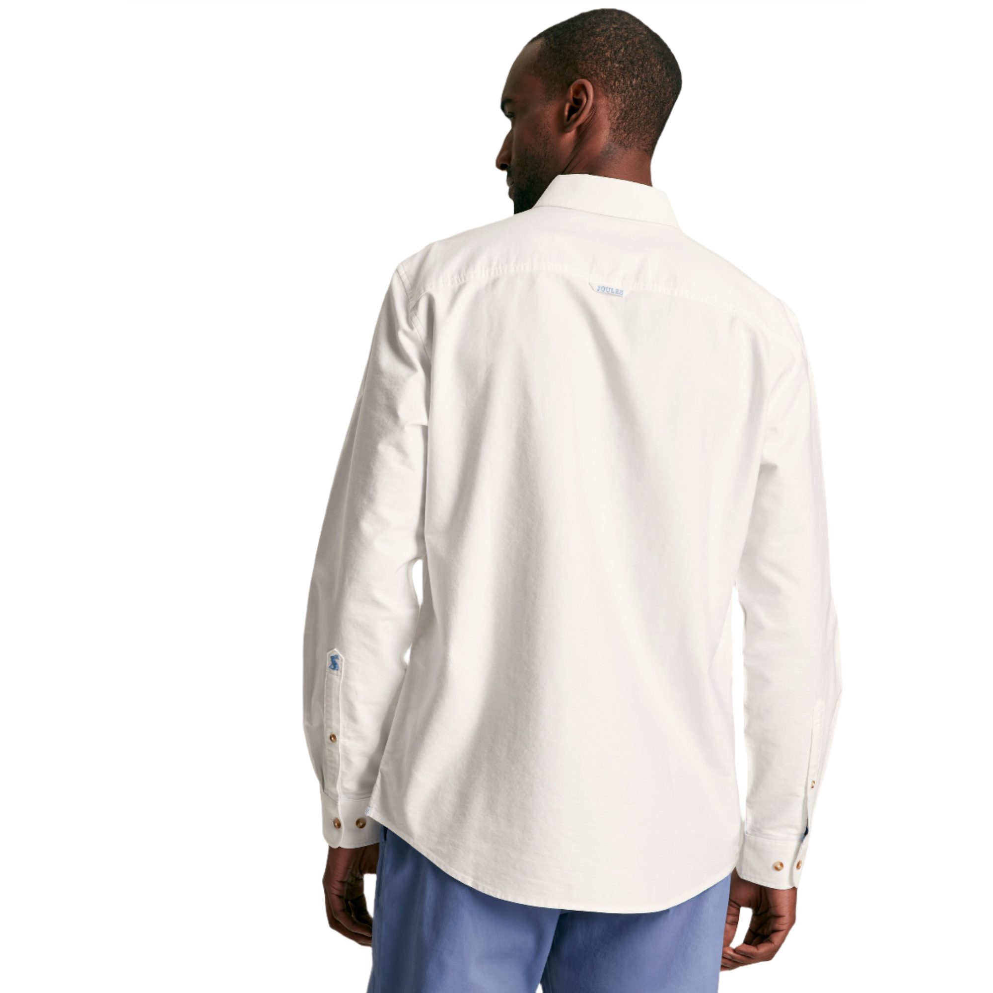 Product image 4 of 5 of Joules Men's Oxford Long Sleeve Classic Fit Shirt - White