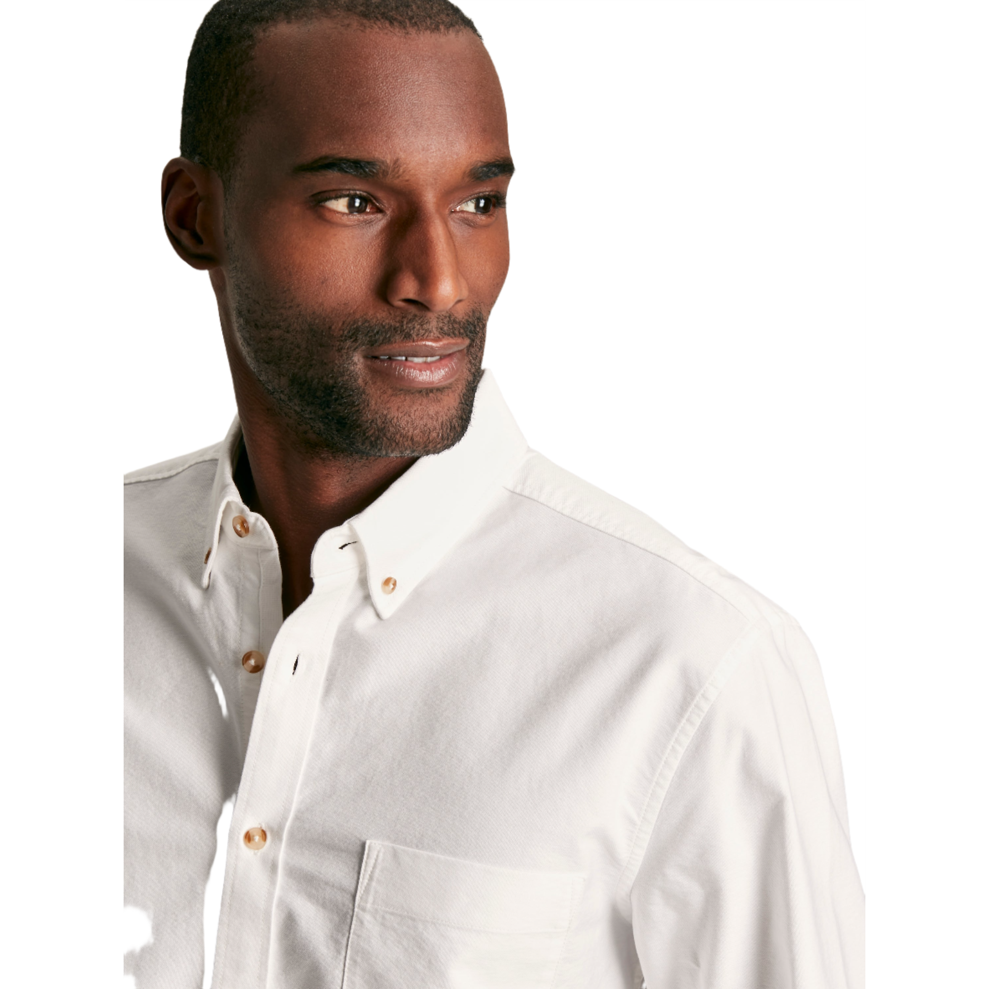 Product image 5 of 5 of Joules Men's Oxford Long Sleeve Classic Fit Shirt - White