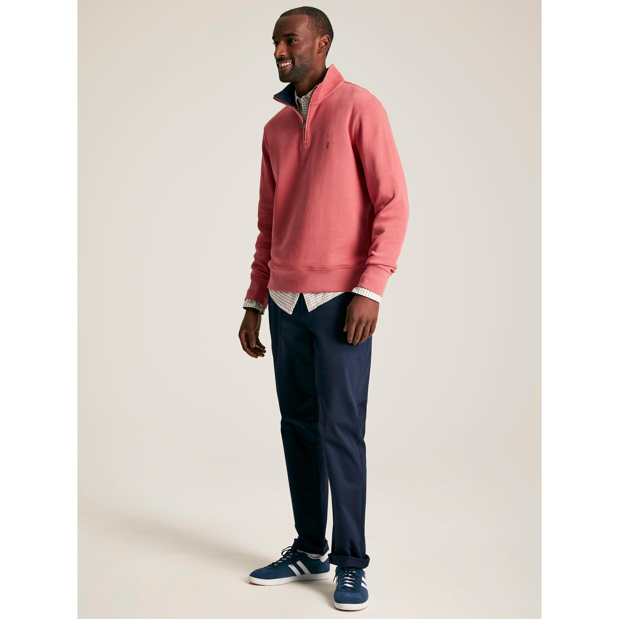 Product image 3 of 7 of Joules Men's Alistair Zip Neck Jumper - Pink