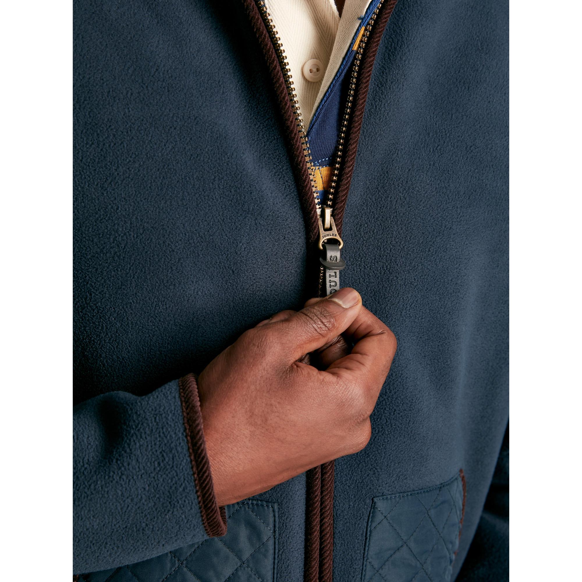 Product image 6 of 6 of Joules Men's Greenfield Full Zip Fleece Jacket - Navy