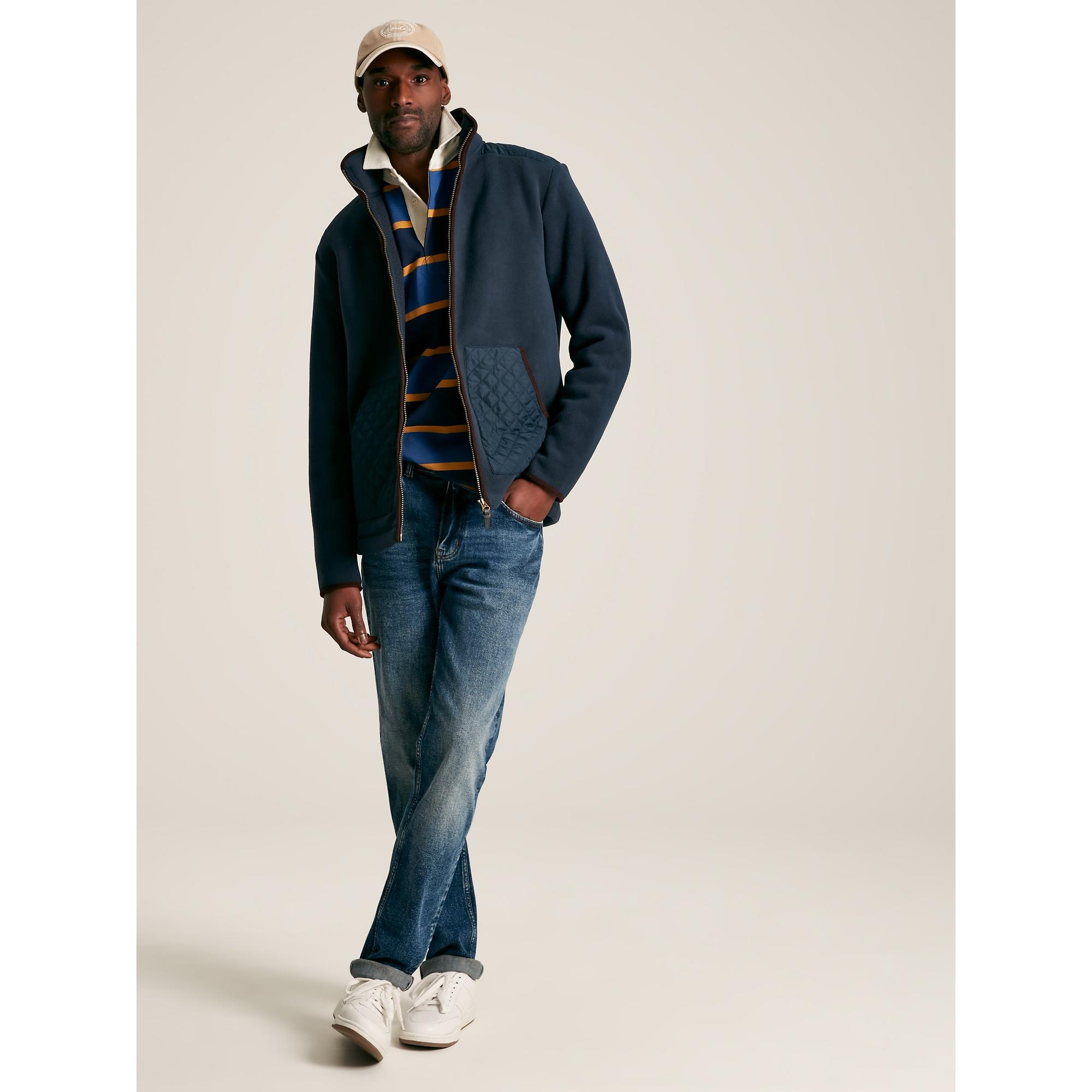 Product image 2 of 6 of Joules Men's Greenfield Full Zip Fleece Jacket - Navy