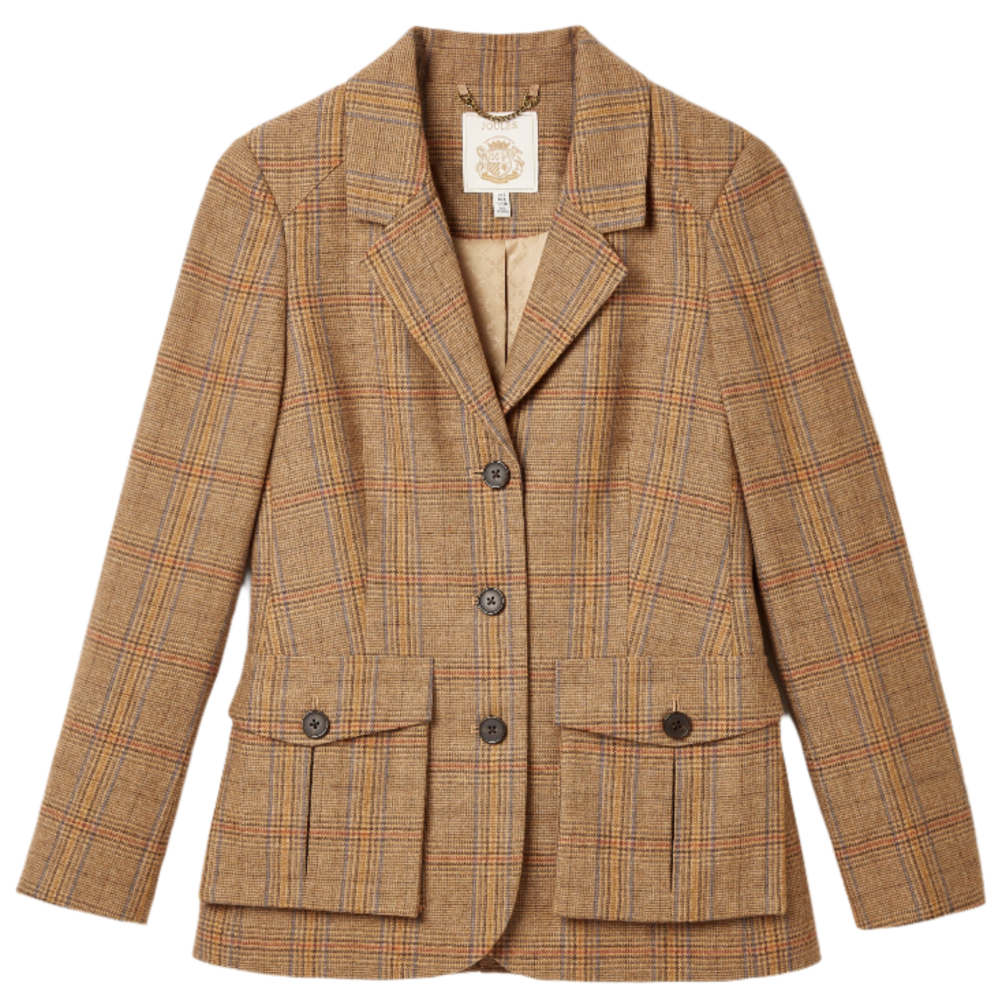 Product image 1 of 8 of Joules Women's Foxley Tweed Suit Blazer - Check