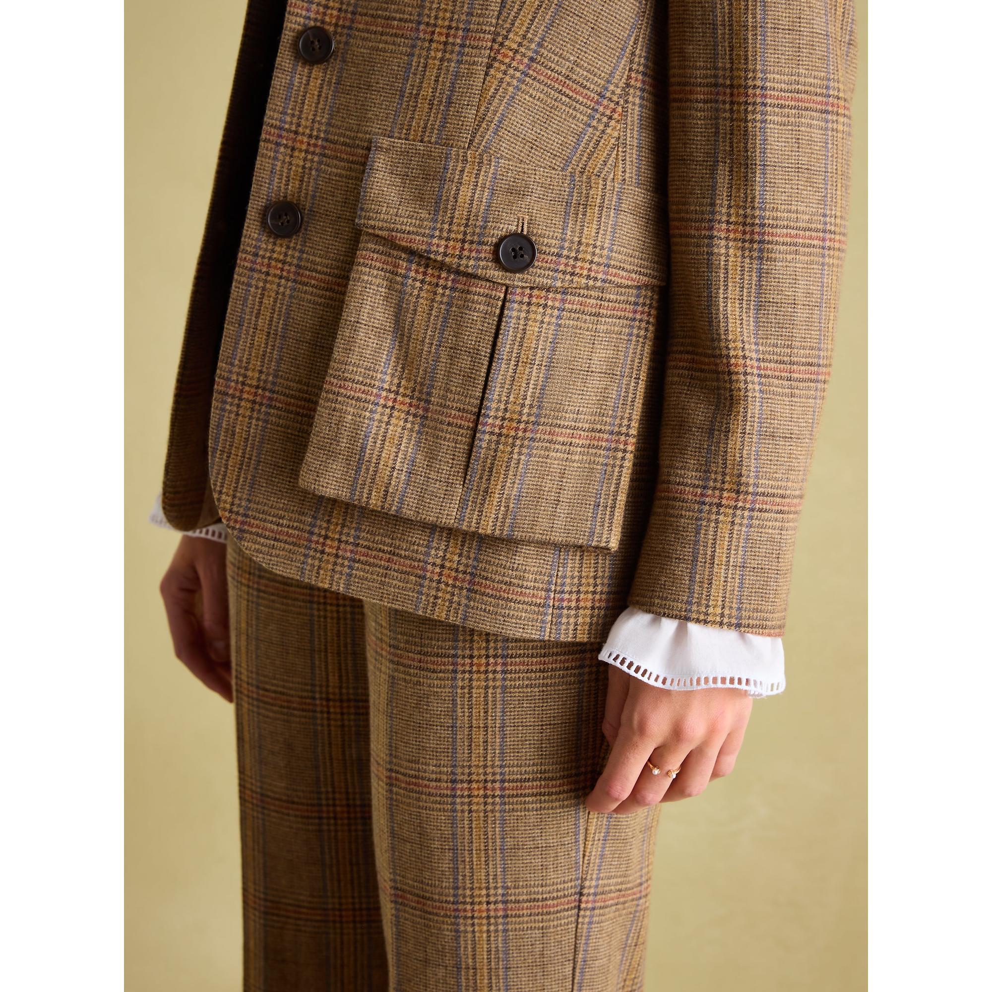 Product image 5 of 8 of Joules Women's Foxley Tweed Suit Blazer - Check