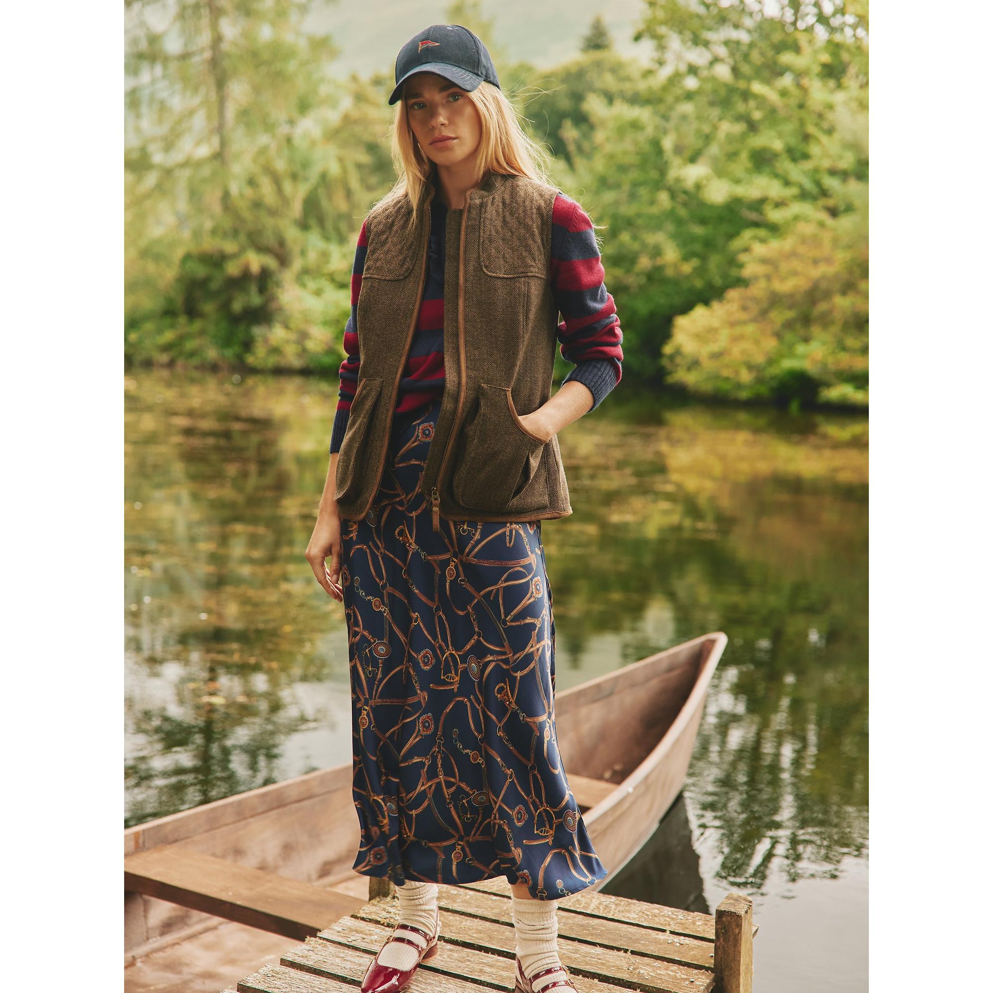 Product image 11 of 11 of Joules Women's Cawthorne Tweed Gilet - Herringbone