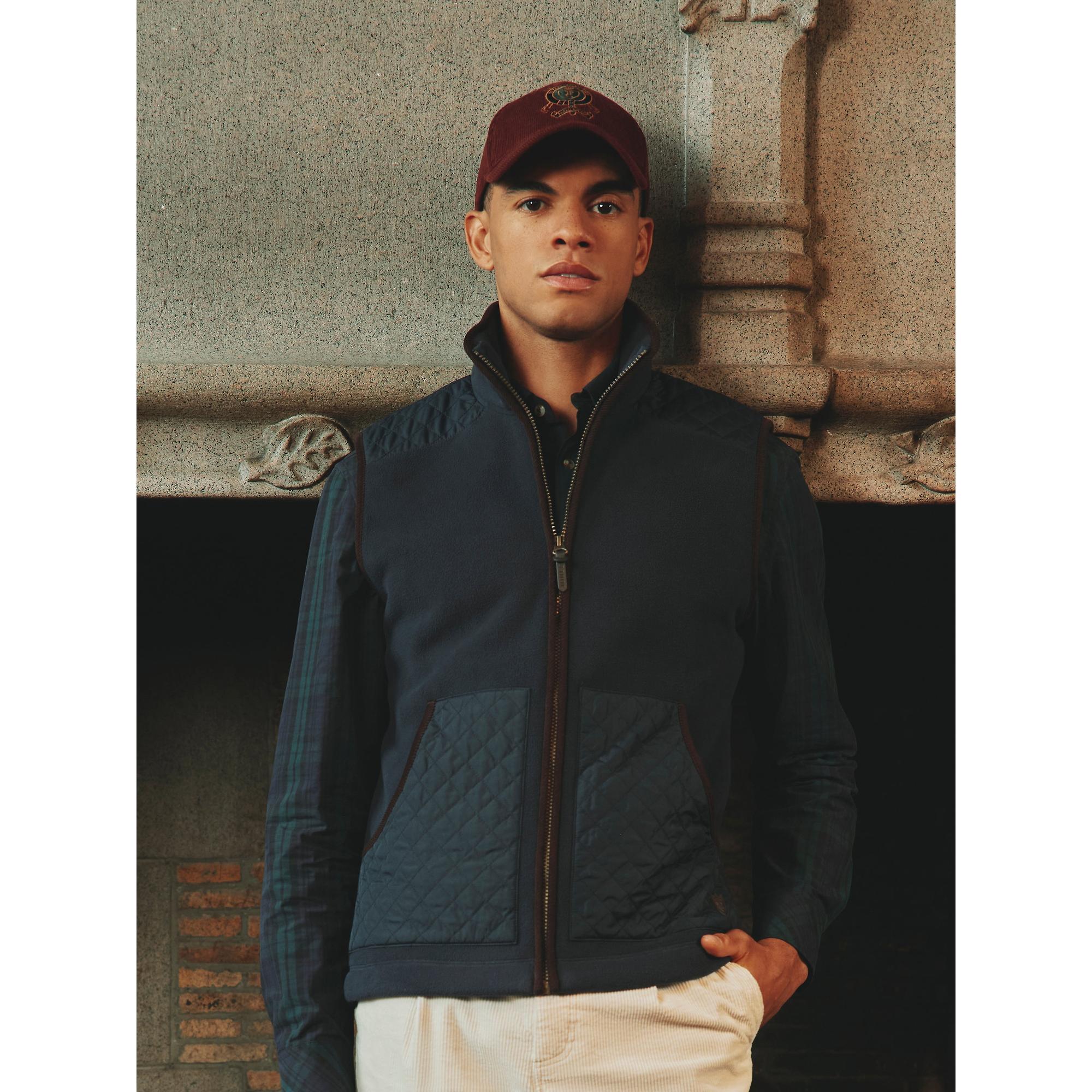 Product image 8 of 9 of Joules Men's Greenfield Full Zip Fleece Gilet - Green