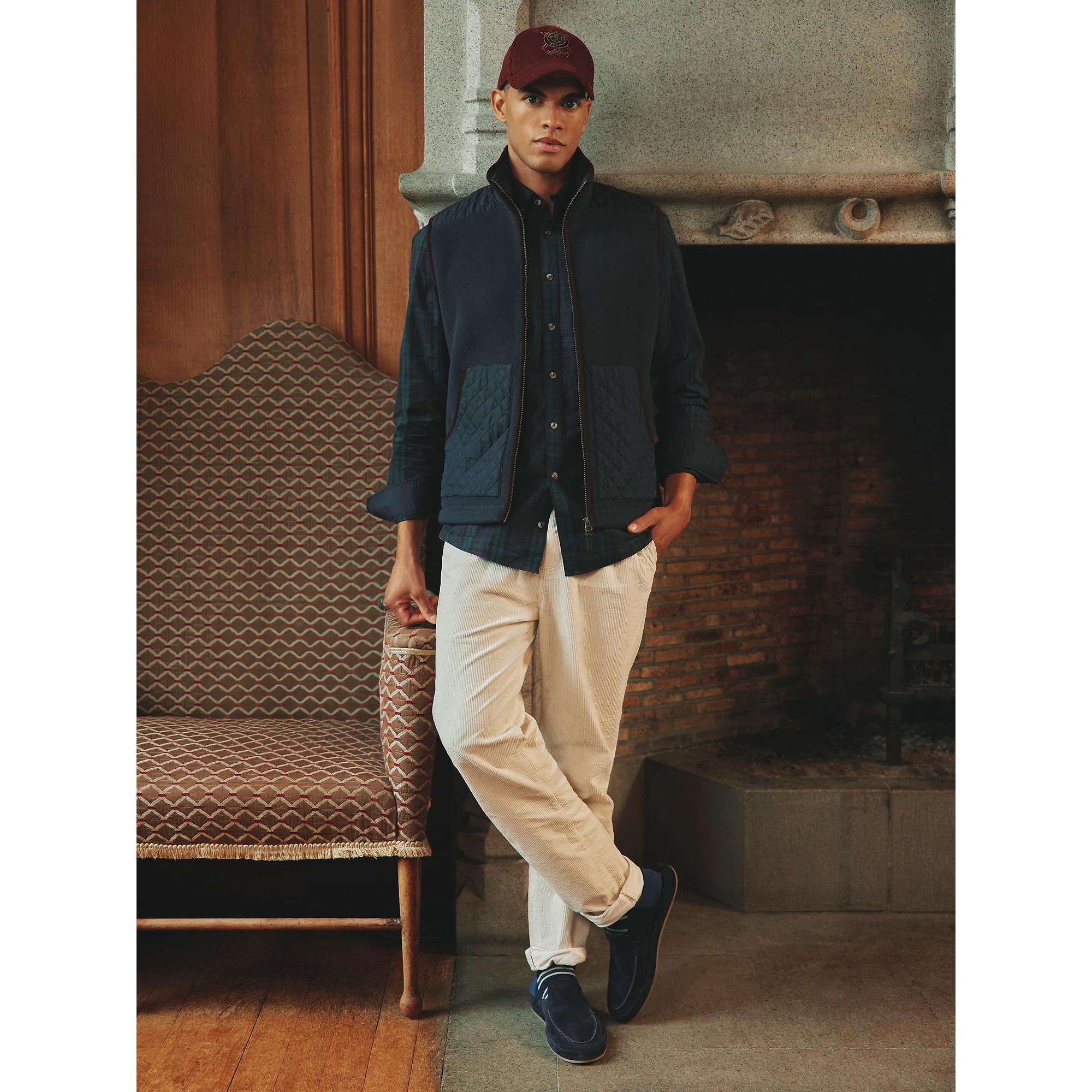 Product image 9 of 9 of Joules Men's Greenfield Full Zip Fleece Gilet - Green